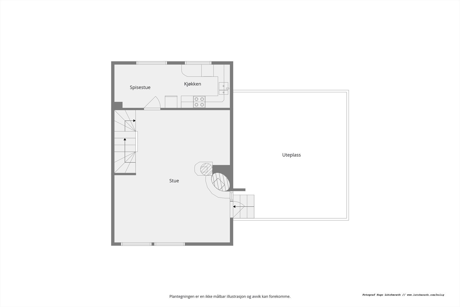 Plantegning 2.etasje Galleribilde