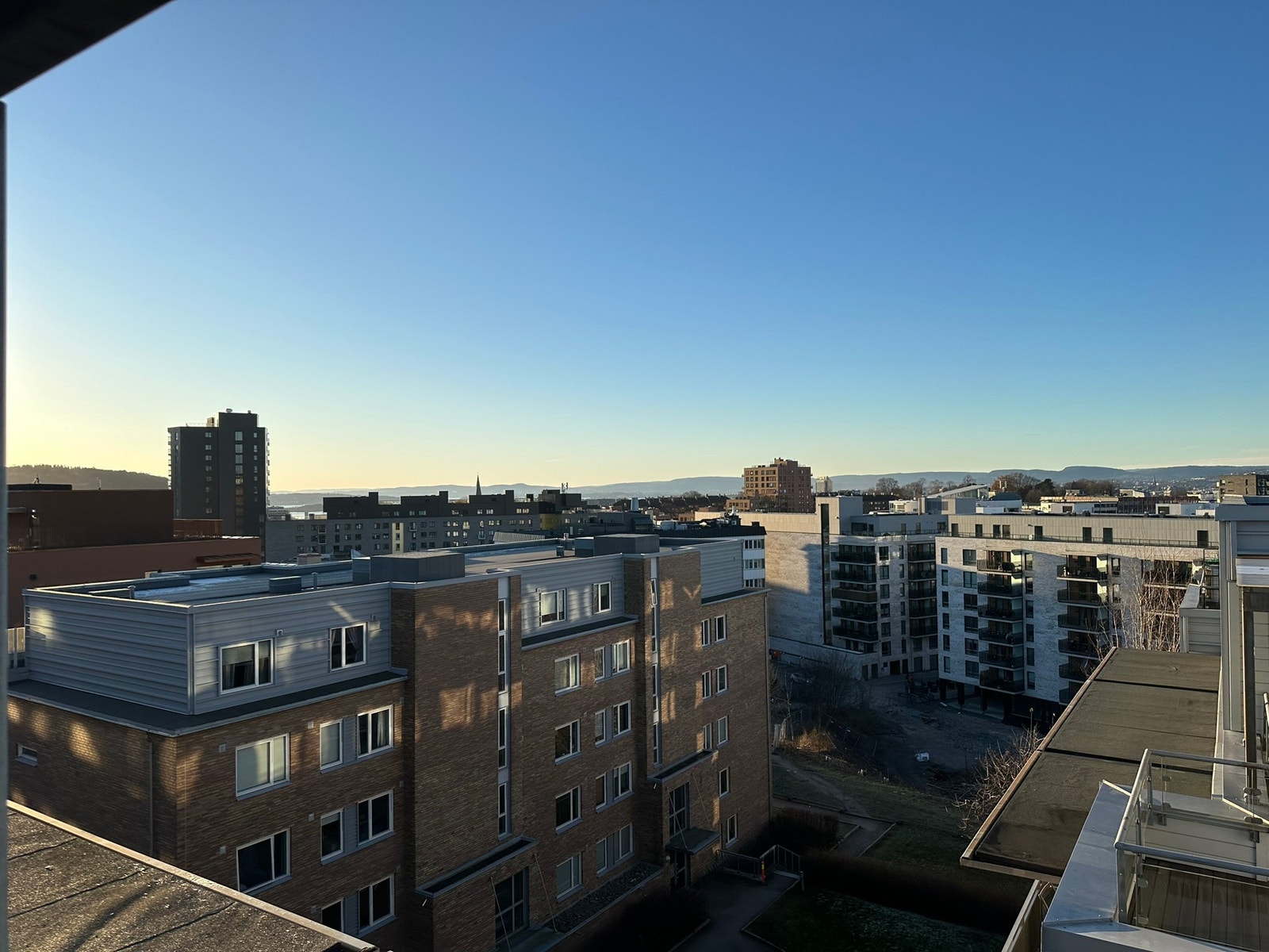 Utsikt fra terrassen Galleribilde