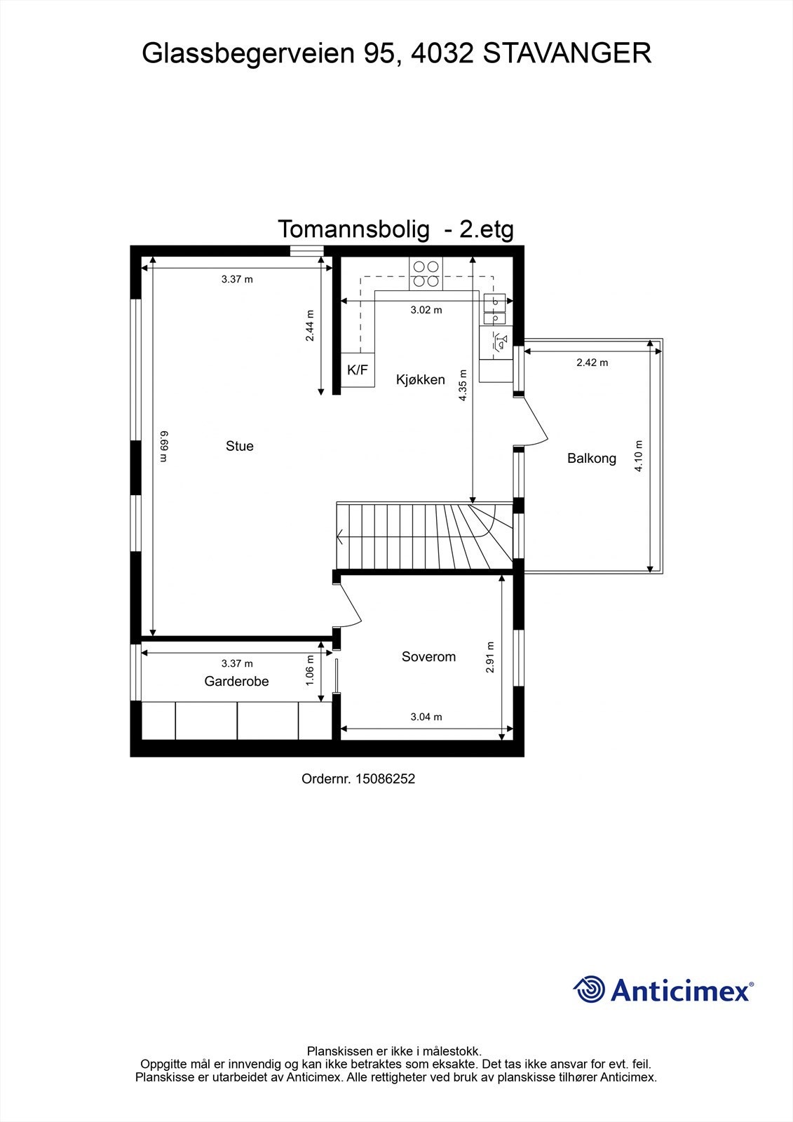 Plantegning 2. etasje Galleribilde