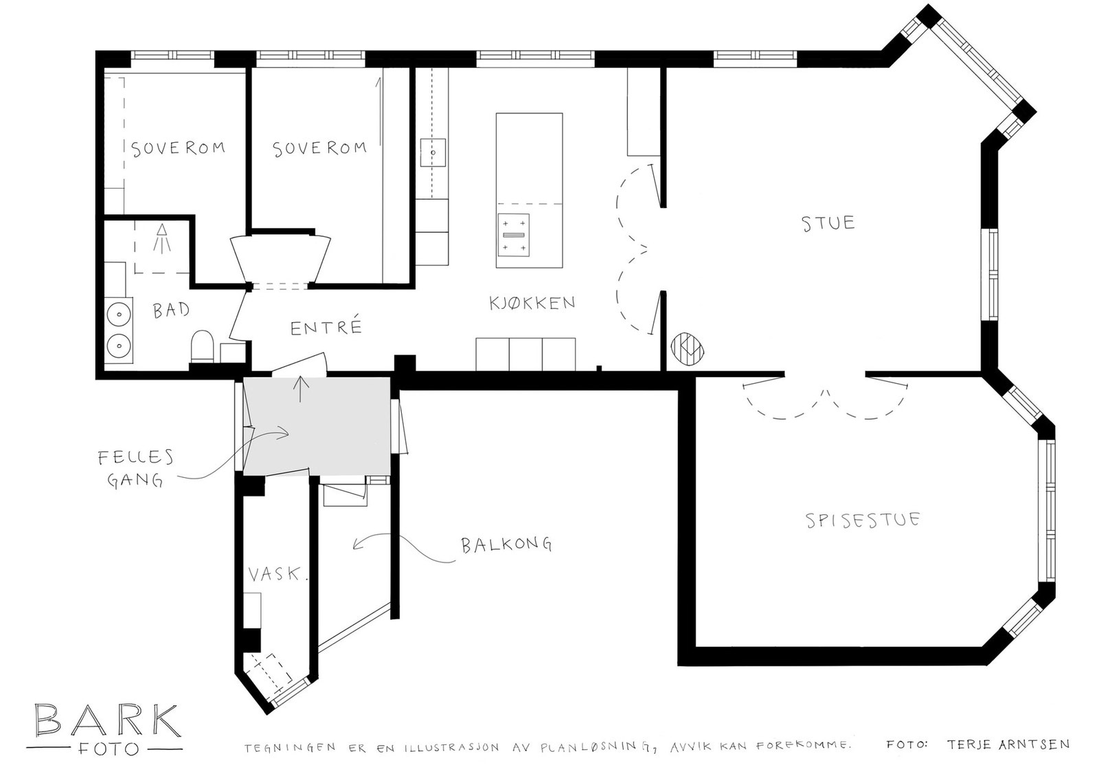 - Planløsning 3.etg - Galleribilde