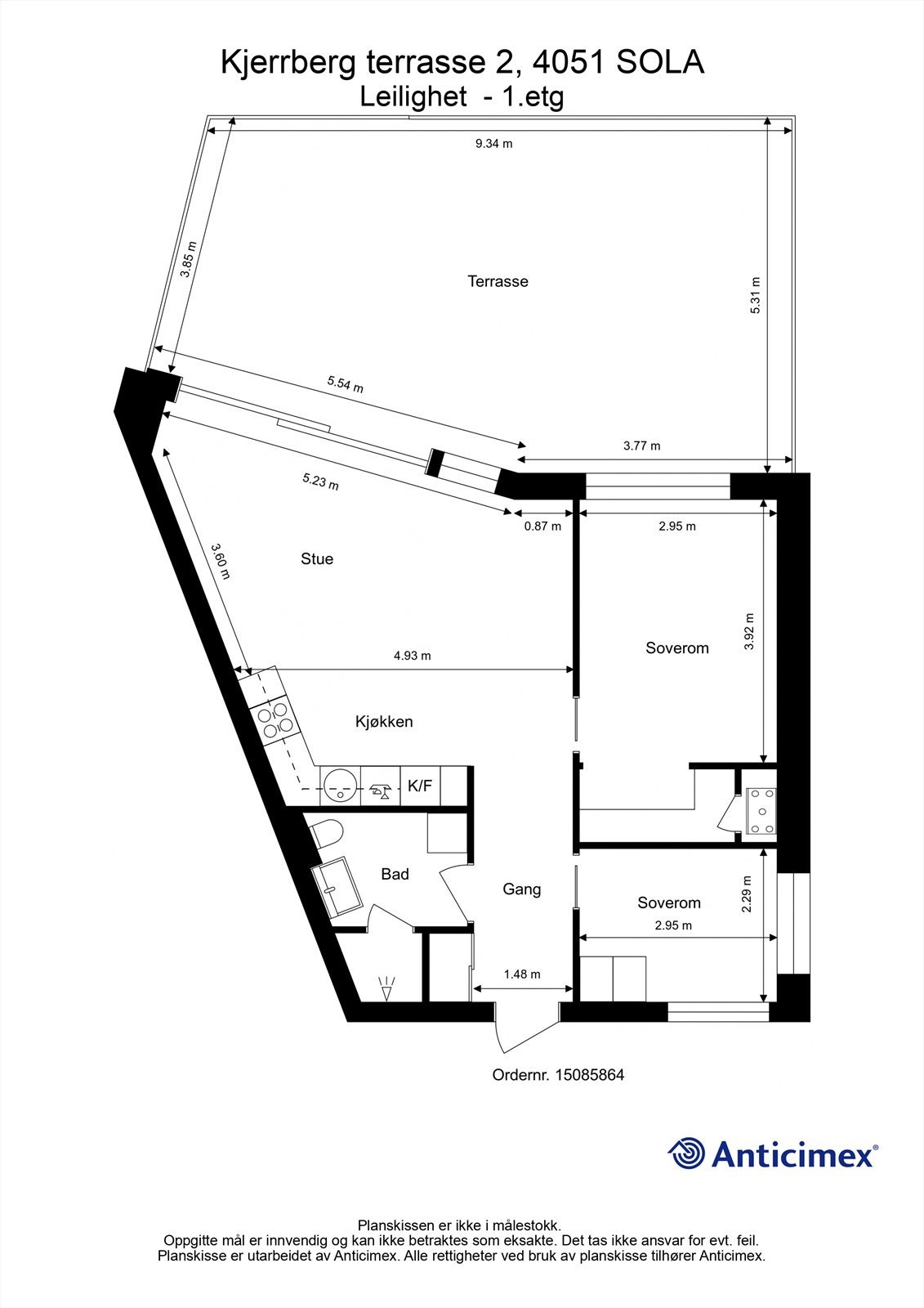 Plantegning Galleribilde