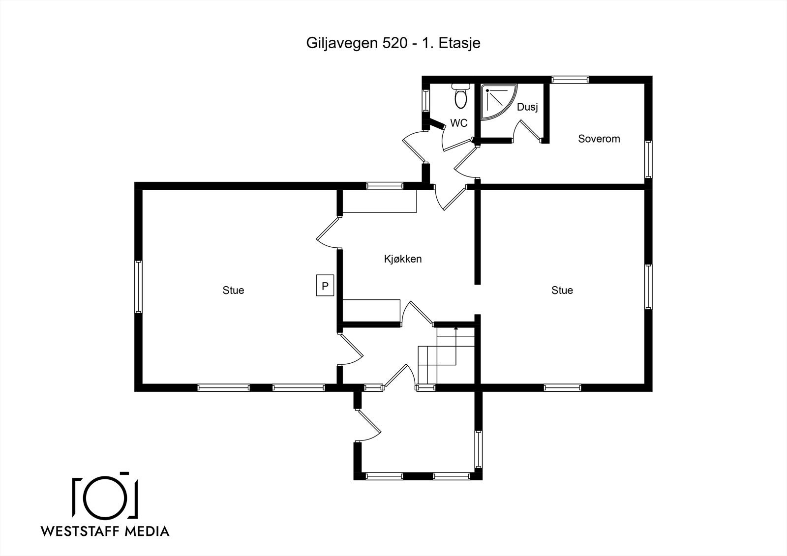 Plantegning Galleribilde