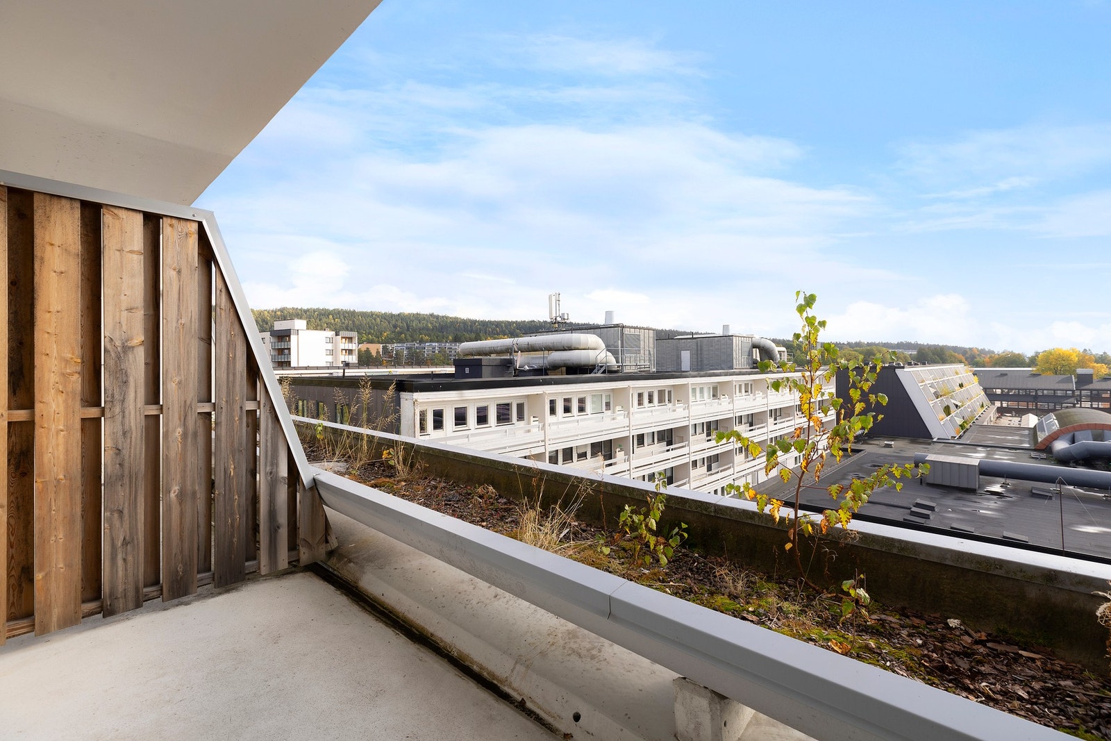 Rikelig med plass til utemøbler. Galleribilde