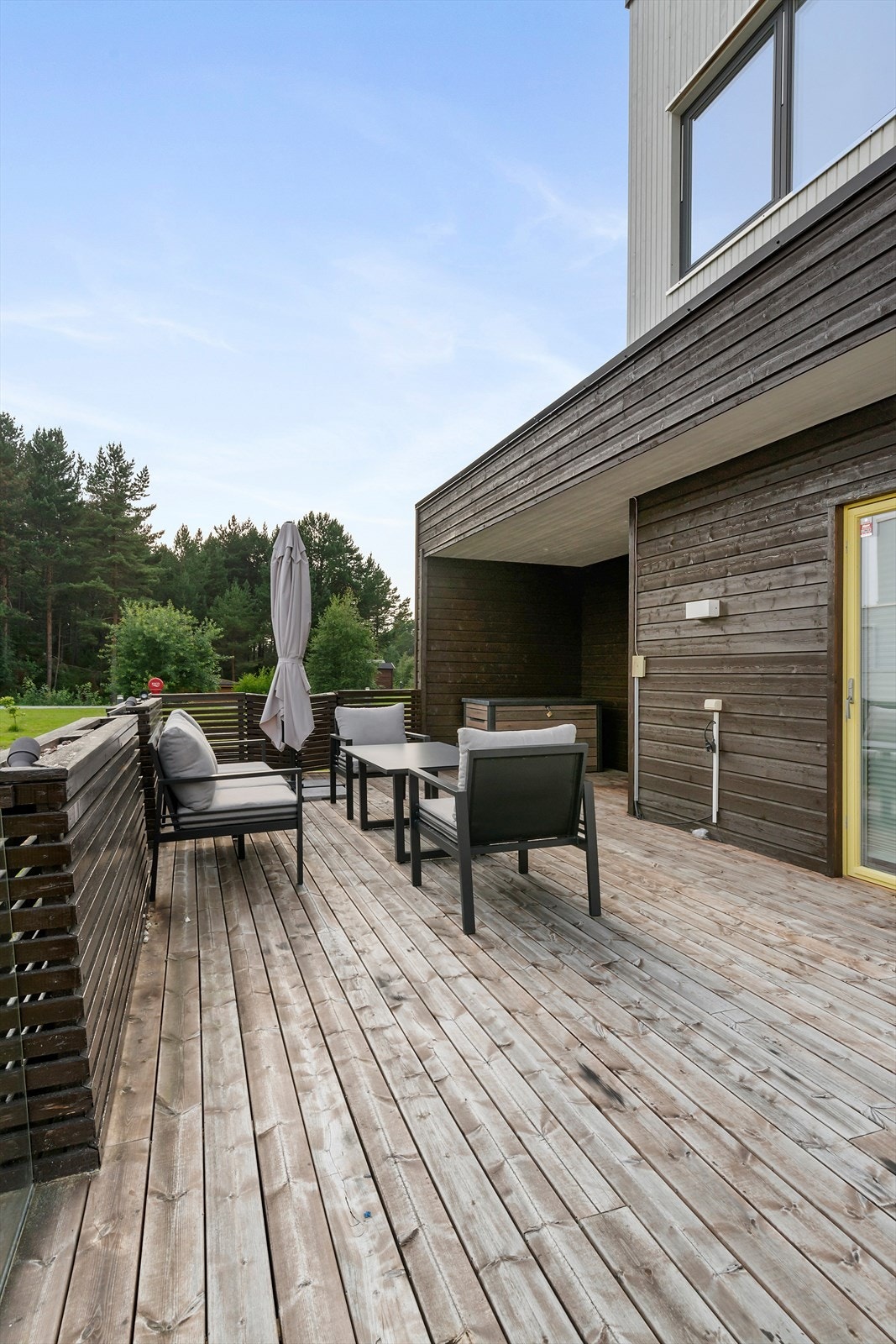 God plass til å innrede med det du ønsker av utemøbler. Galleribilde