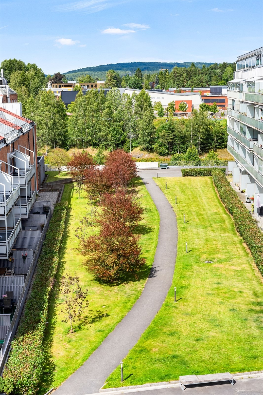 Utsikt fra balkongen. Galleribilde