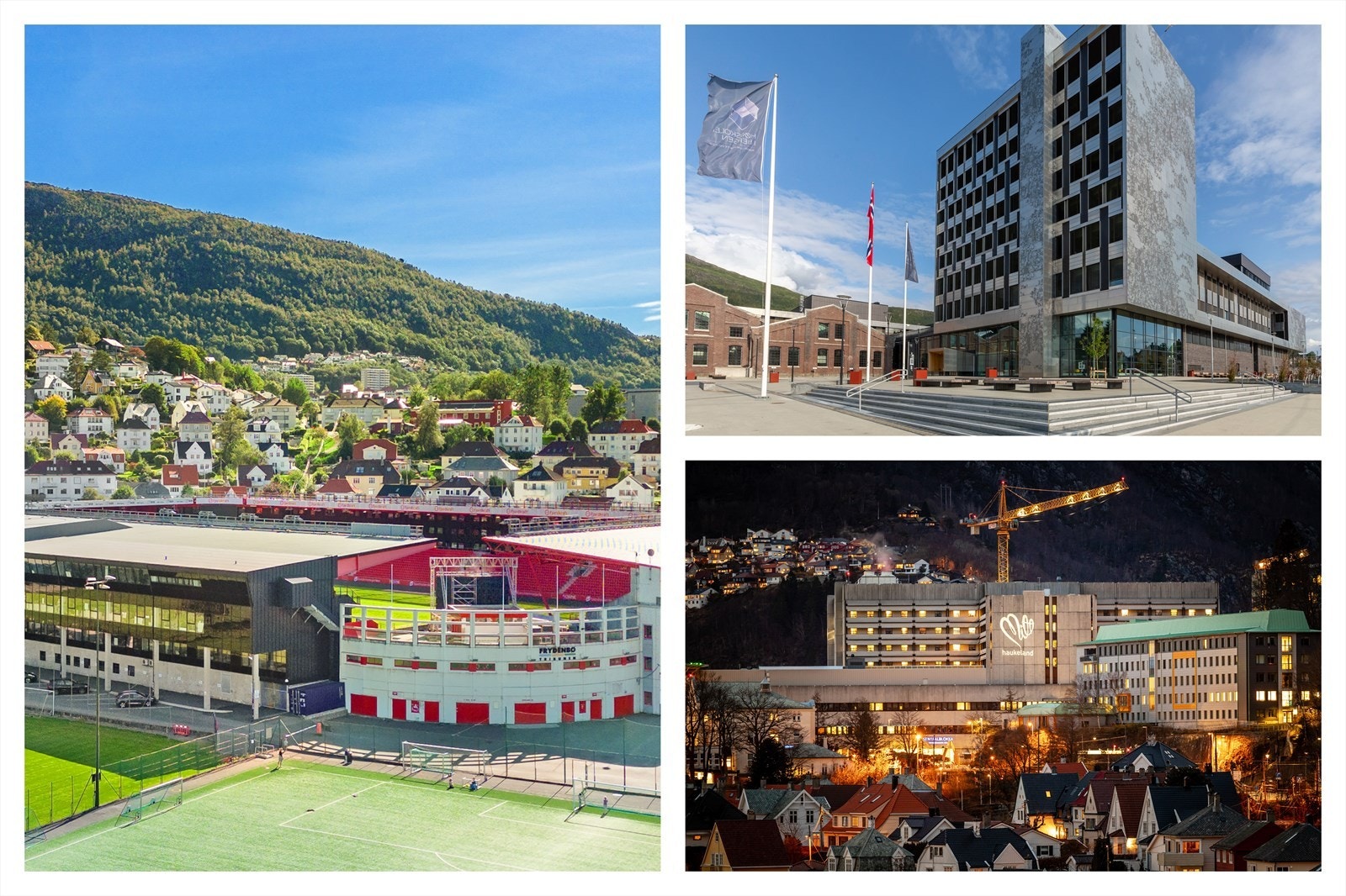 Bergen sentrum nås enkelt med både bil og kollektivtransport, og det er kort vei til Haukeland universitetssjukehus og Høgskulen på Vestlandet. Galleribilde