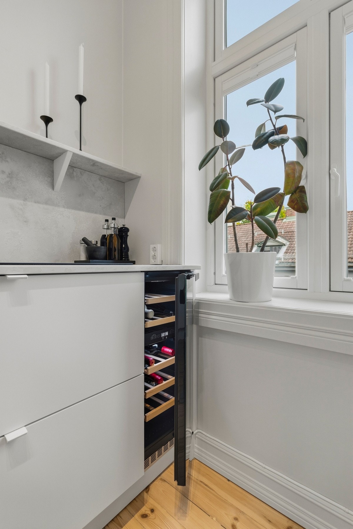 Vinkjøler fra Norcool og blandebatteri fra Tapwell. Galleribilde