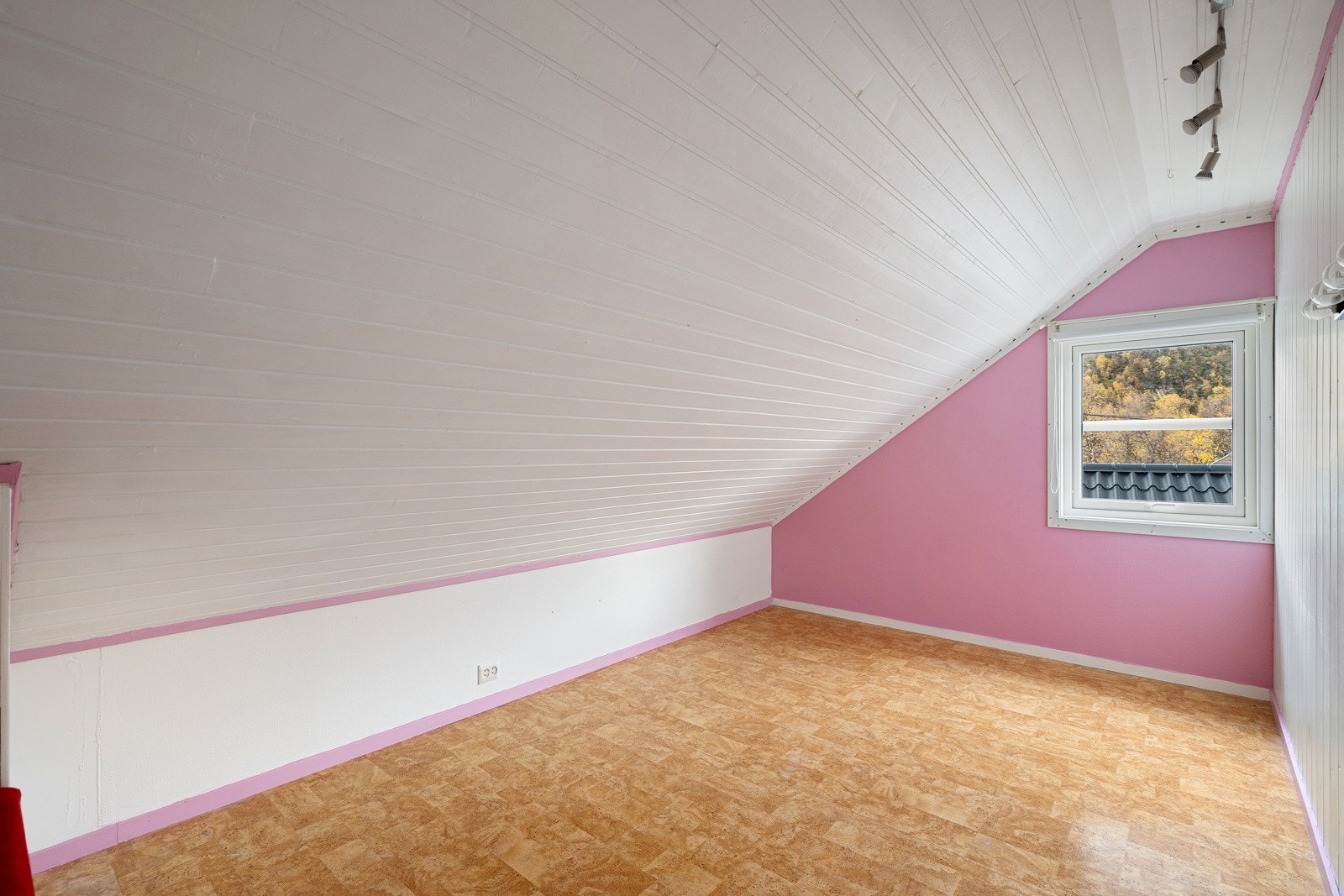 Dispinibelt rom på loft