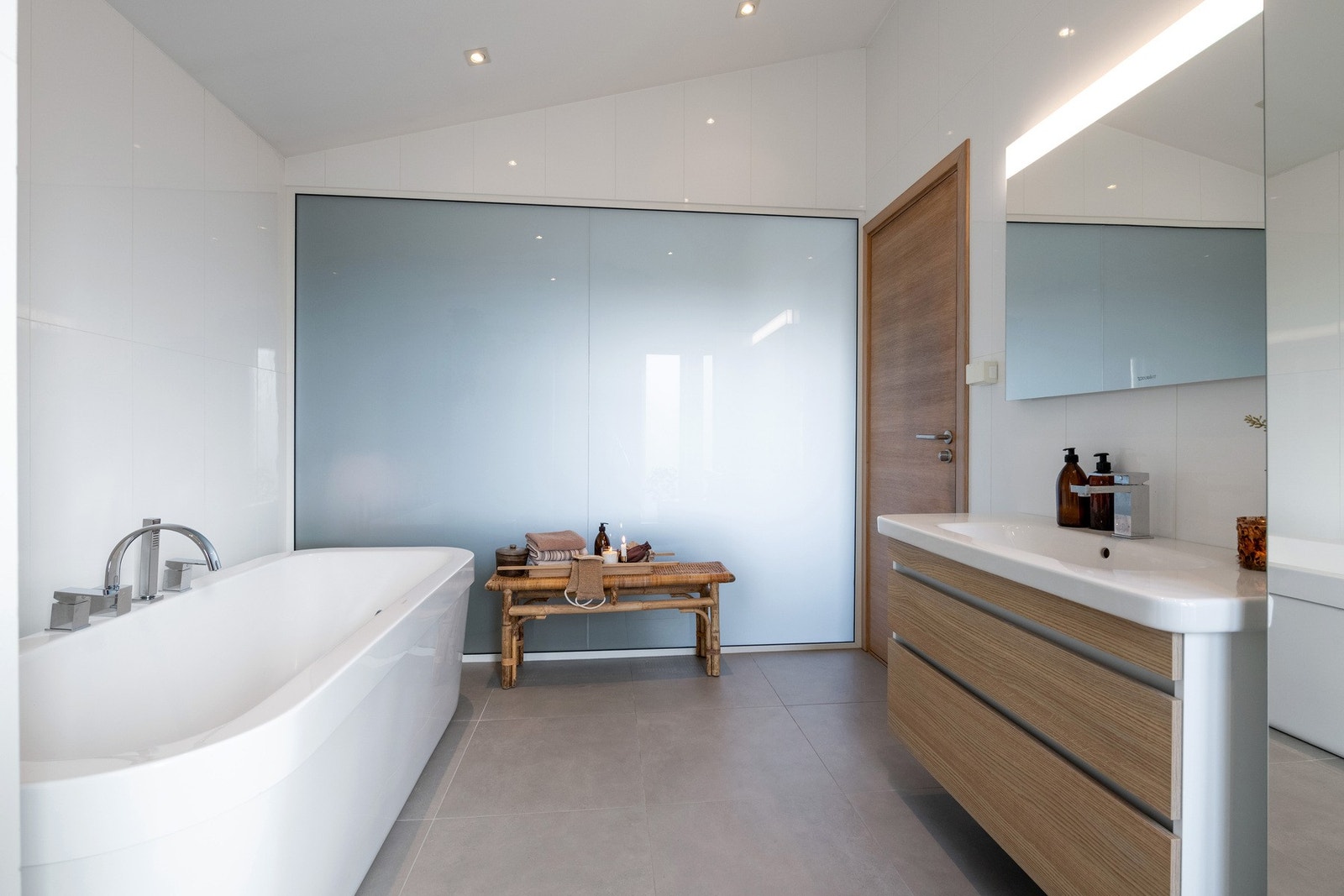 Badet har som de fleste andre rommene i hoveddelen raus takhøyde og god romfølelse. Galleribilde
