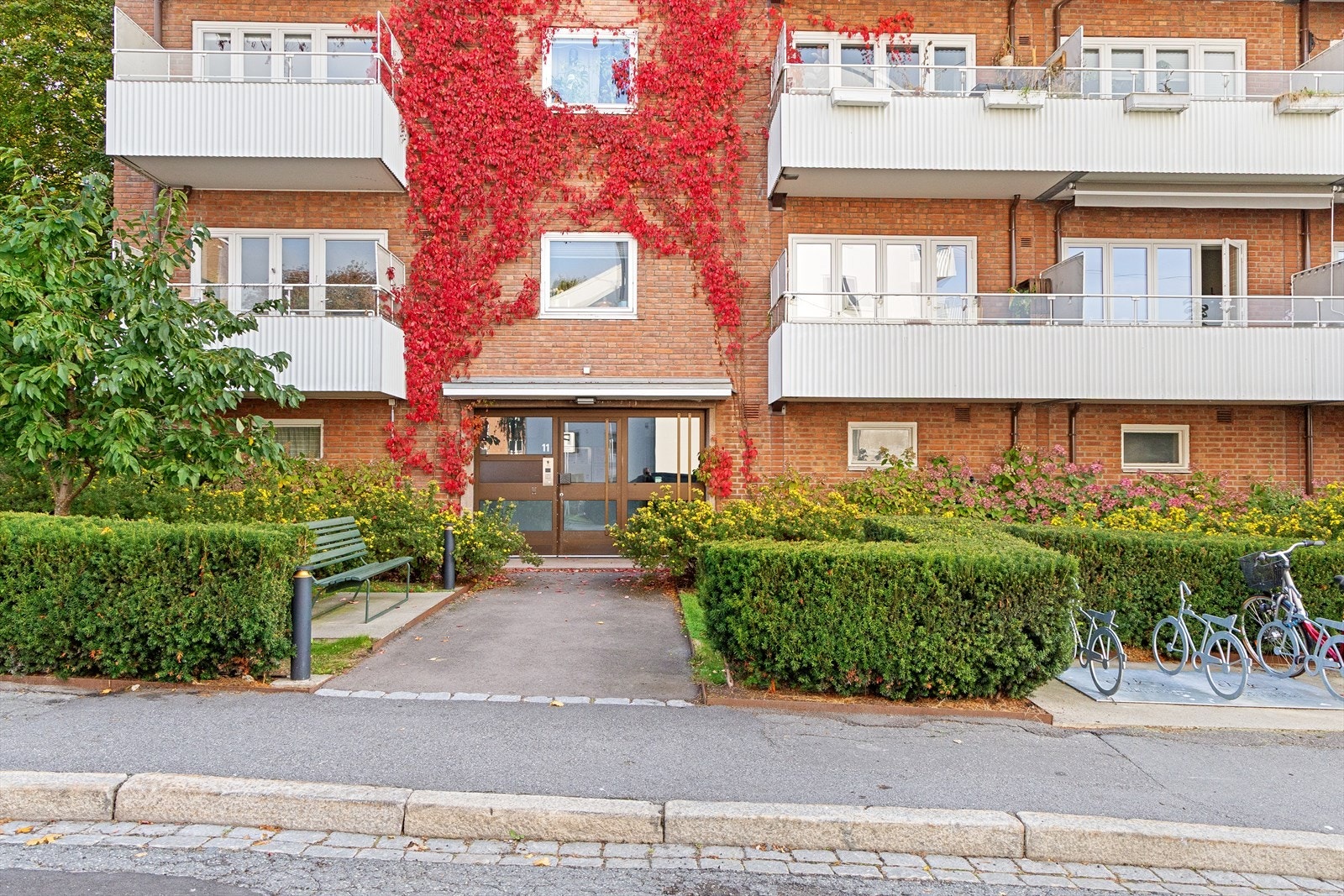 Flott inngangsparti. Galleribilde