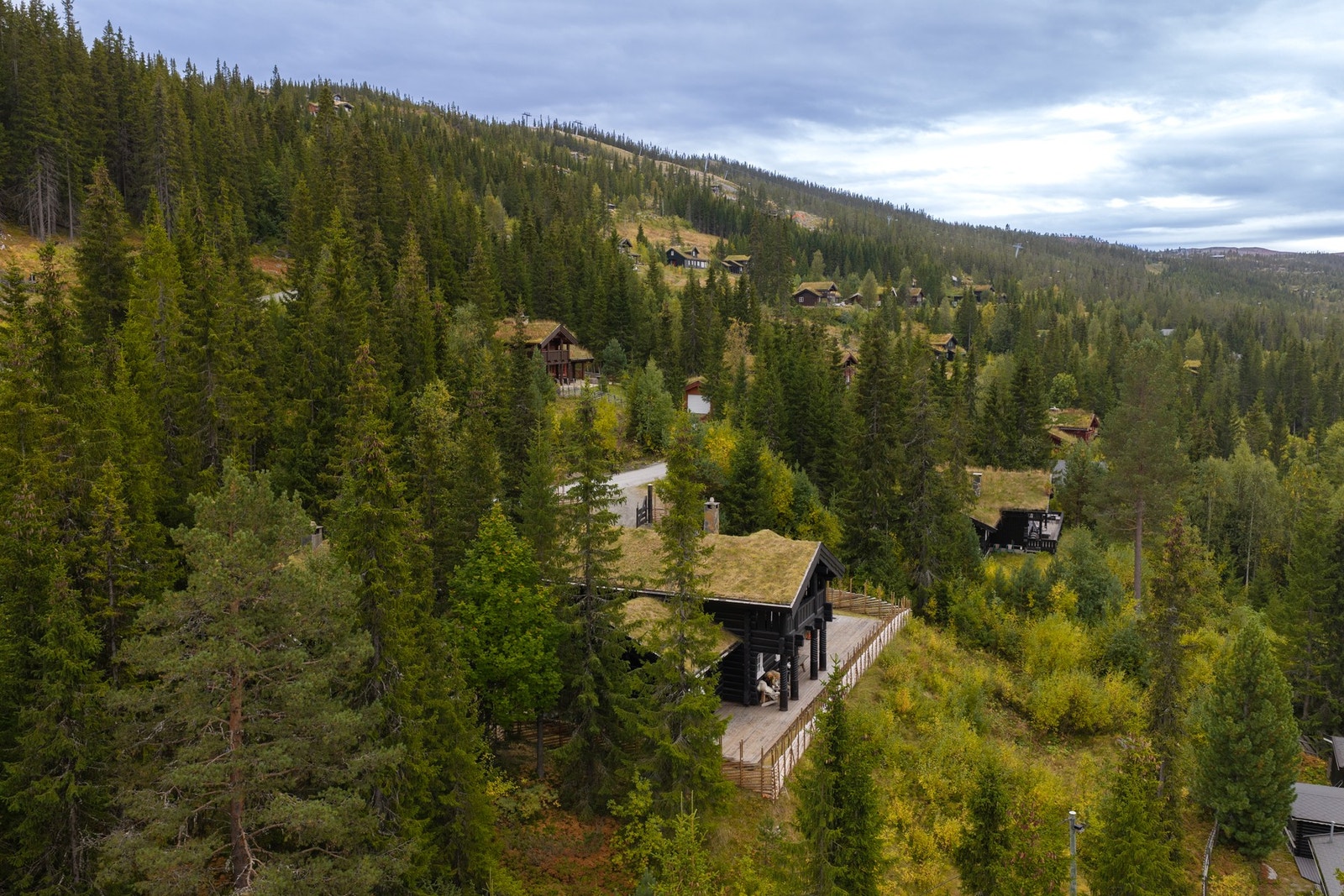 Tomta med gode solforhold. Galleribilde