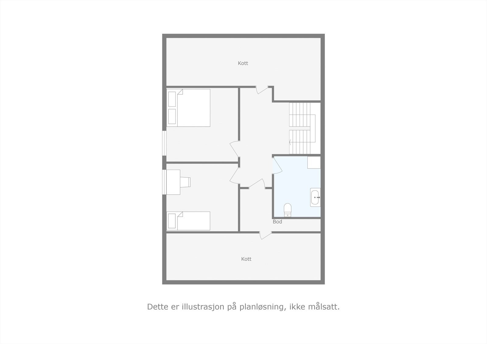 Plantegning 2 etasje Galleribilde