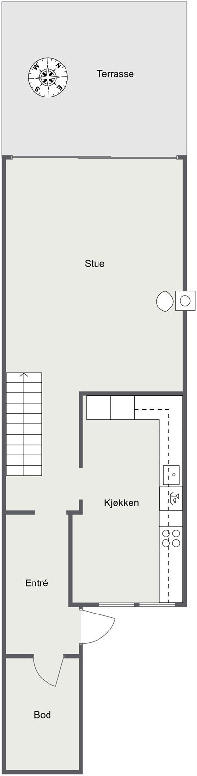 Plantegning 1. etasje. Galleribilde