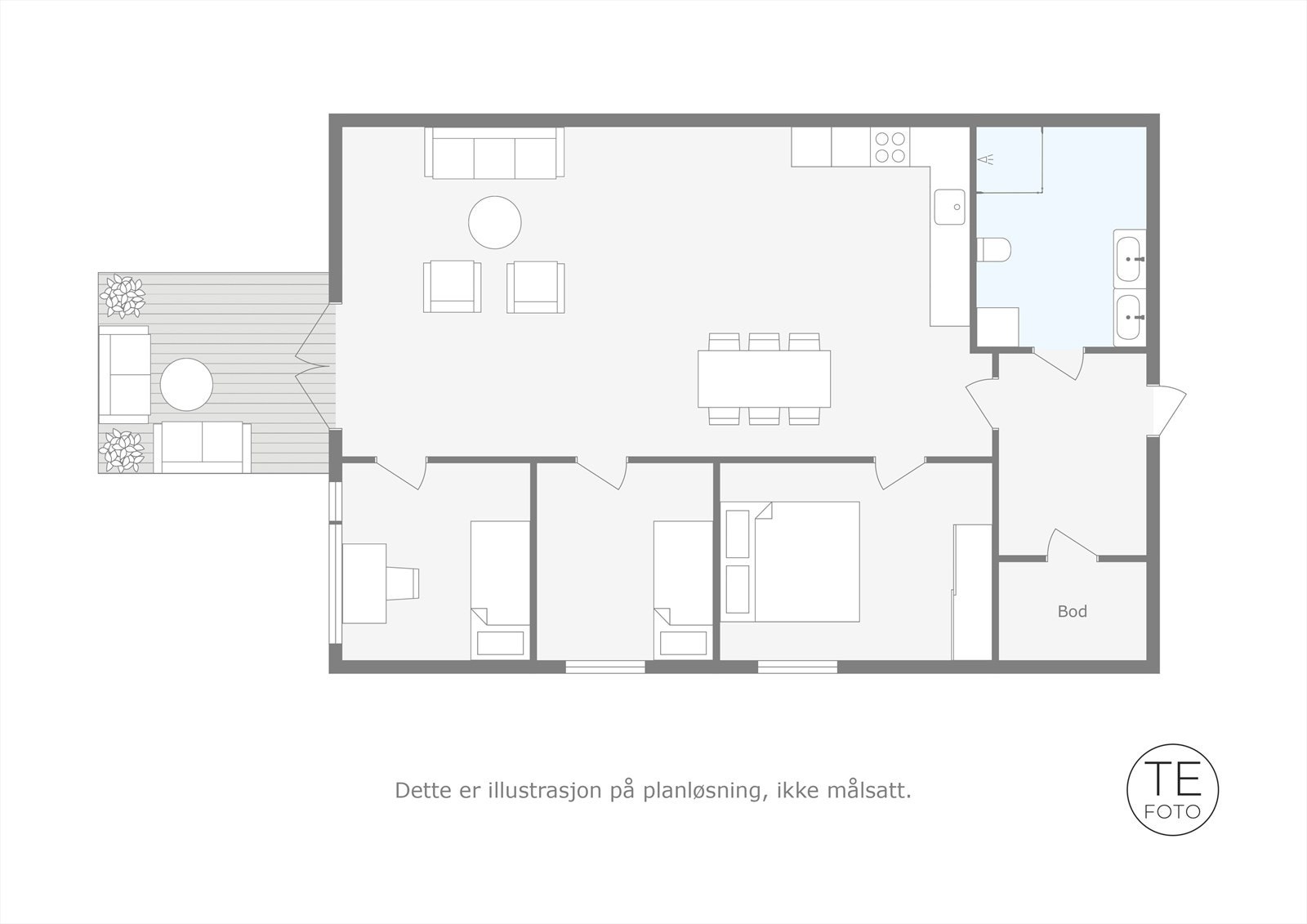 Plantegning Galleribilde
