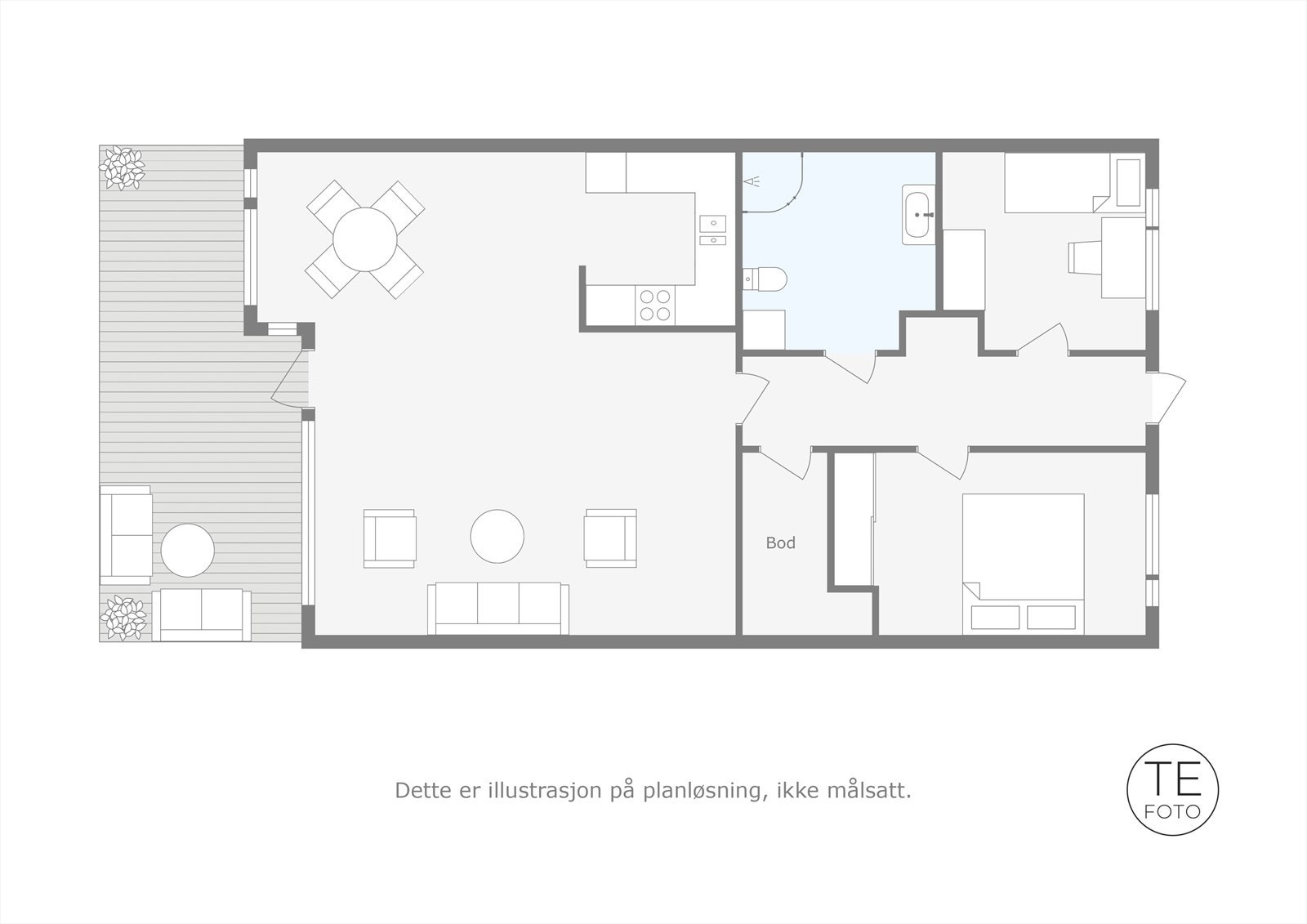 Plantegning Galleribilde
