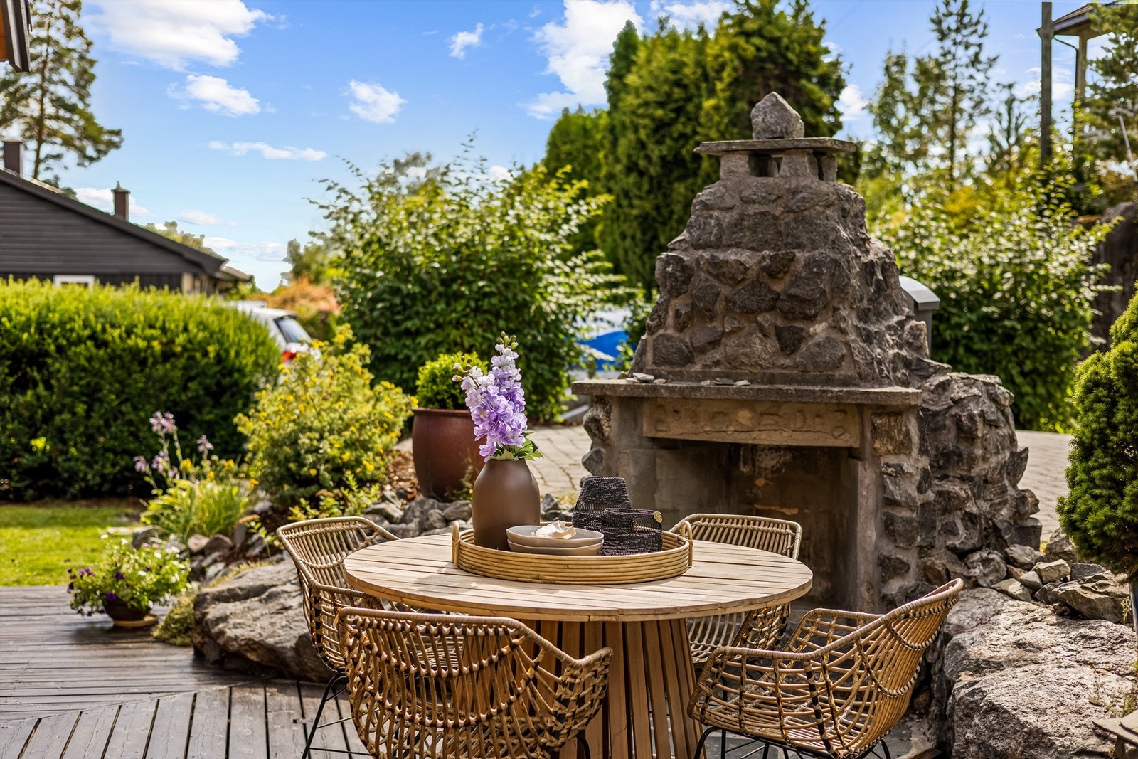 Her kan solen nytes fra tidlig morgning til langt på kveld. Galleribilde