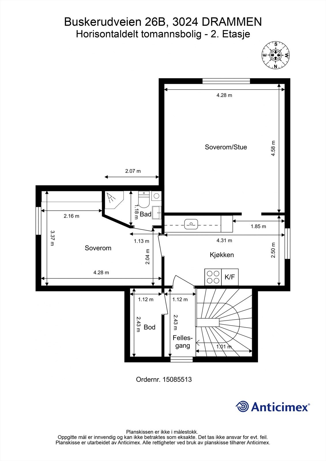 Plantegning Galleribilde