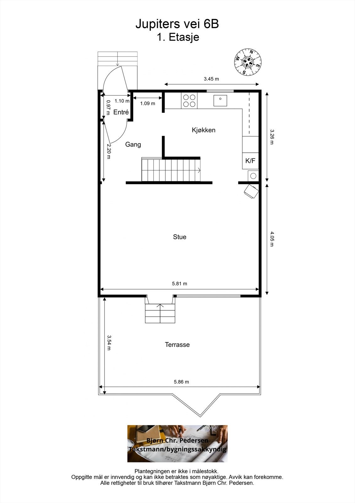 Plantegning 1.etasje Galleribilde