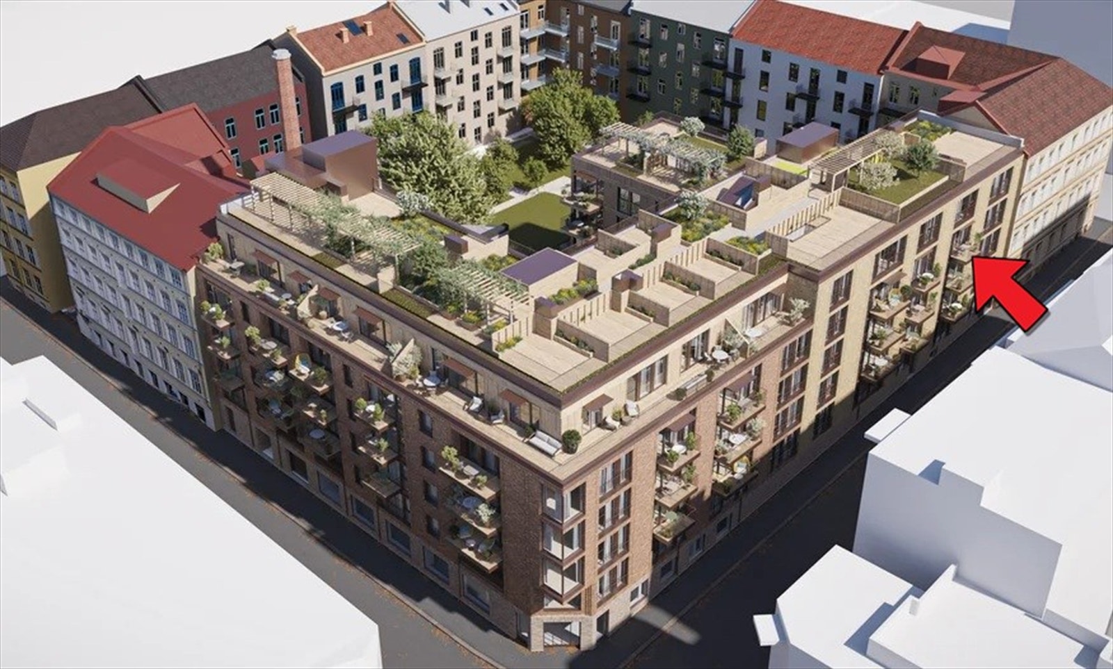 Plassering av leilighet Galleribilde