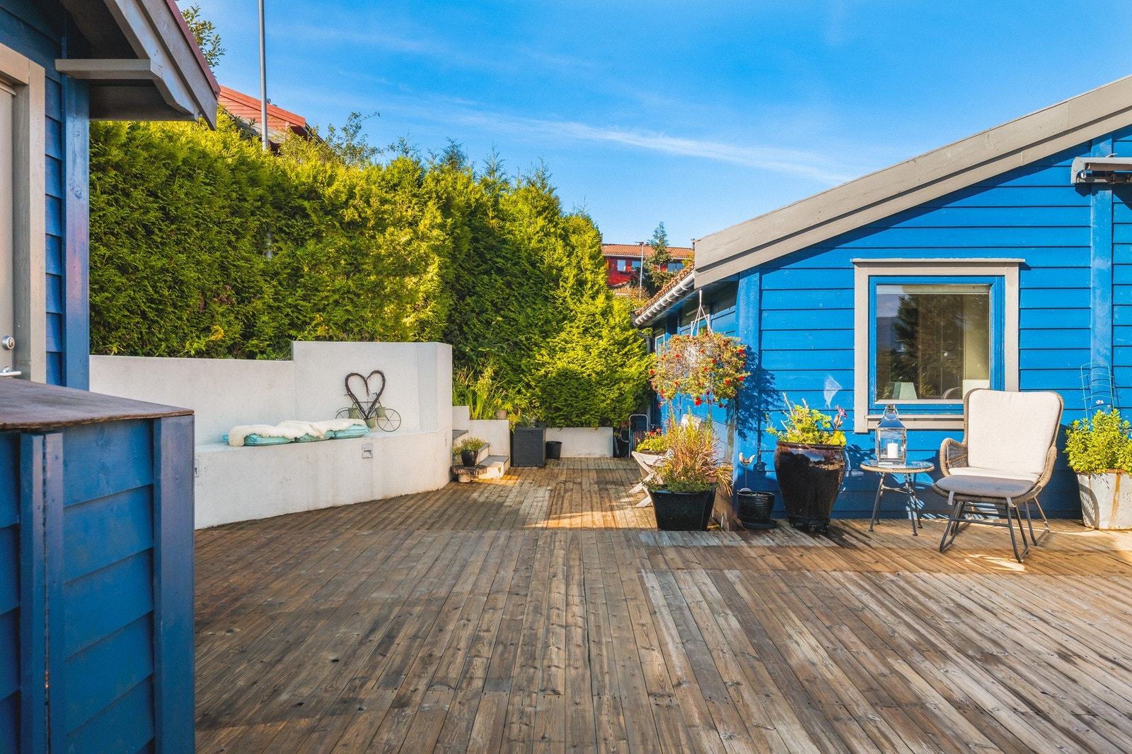 Ved inngangspartiet er det også en terrasse på cirka 70,3 kvm Galleribilde