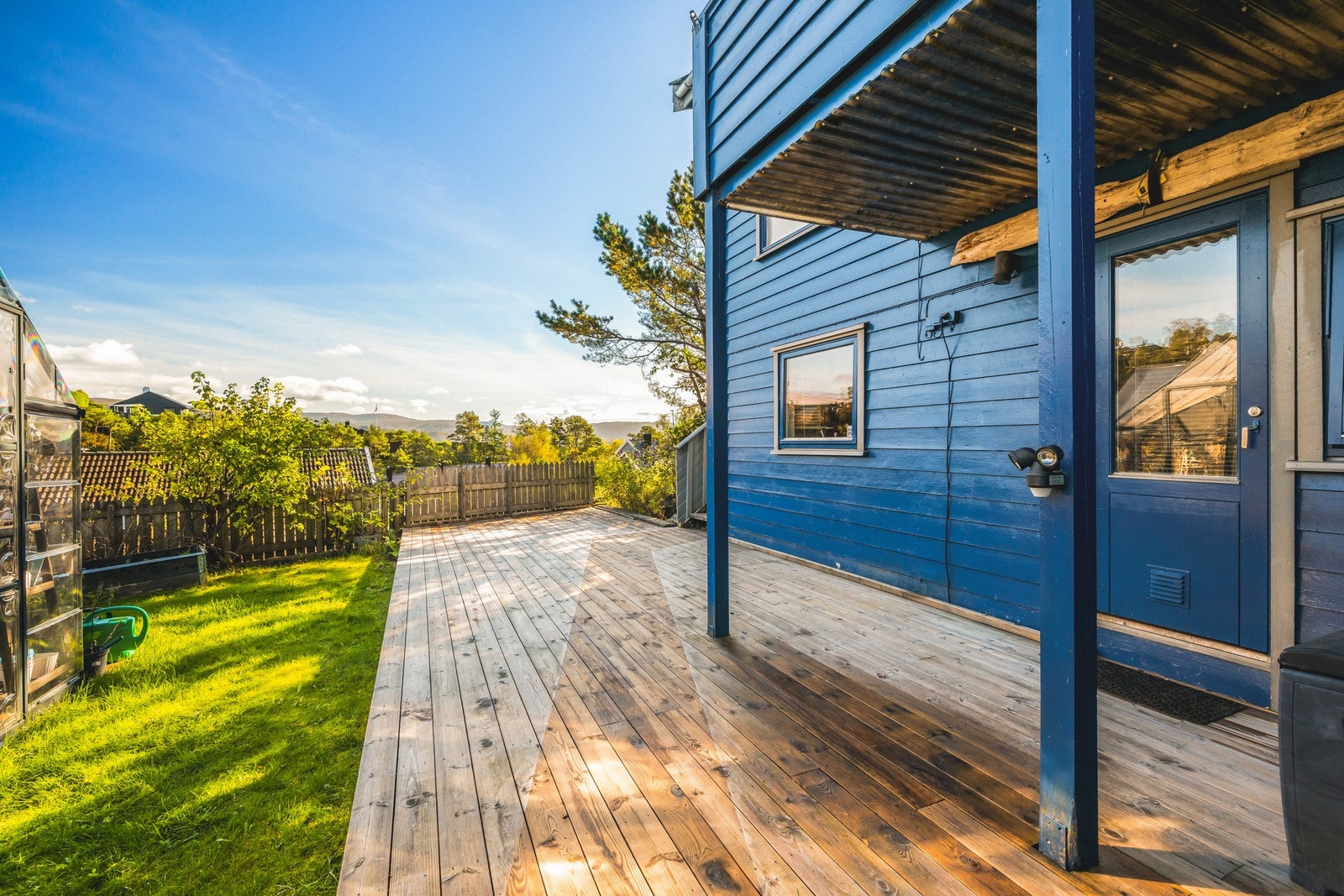Her kan man trekke seg ut på fine dager og slappe av Galleribilde