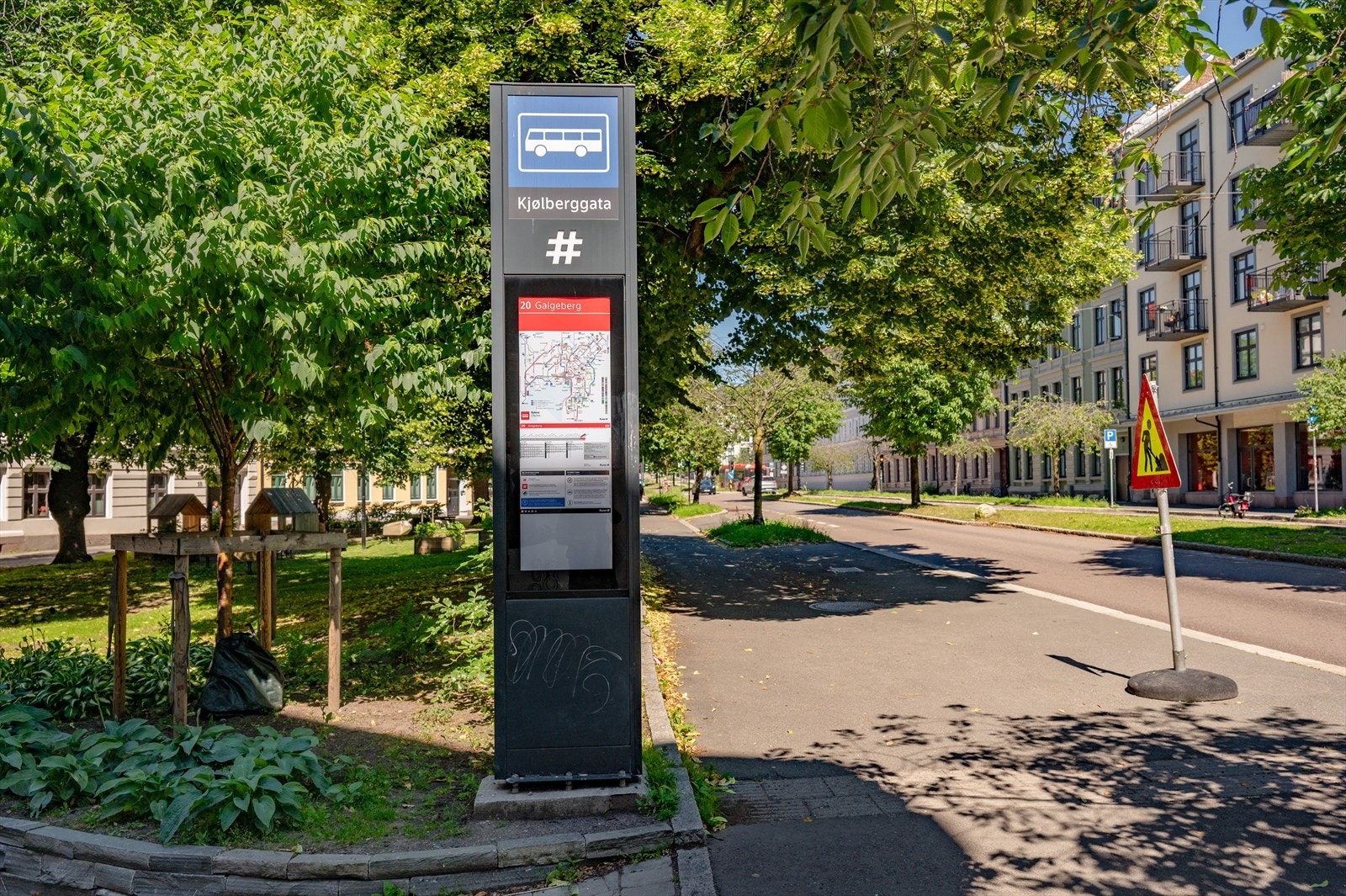 Det er kort vei til kollektivtransport. Galleribilde