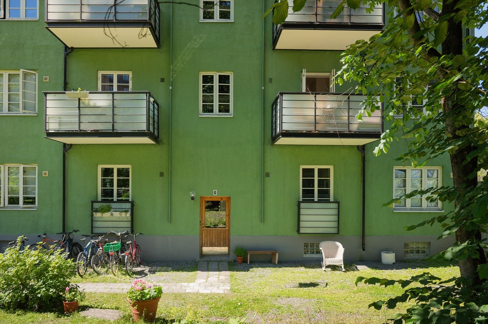 Aksjelaget har eget fellesvaskeri. Galleribilde