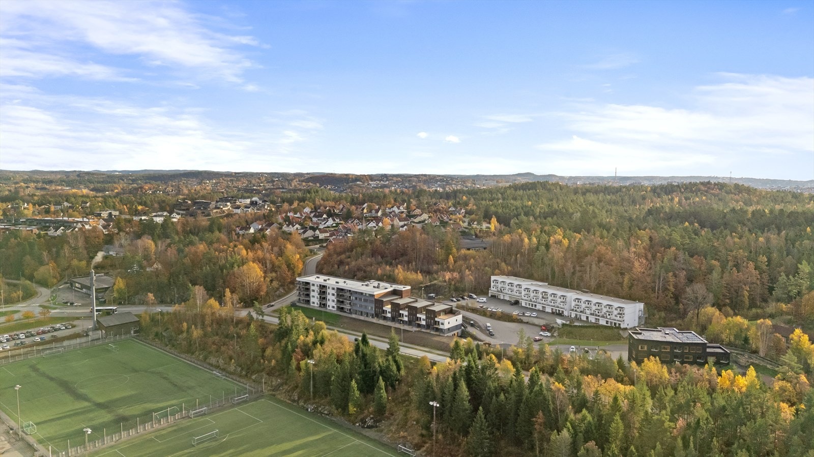 Moldfaret ligger flott plassert på Myra med kort avstand til det meste du trenger i hverdagen. Galleribilde