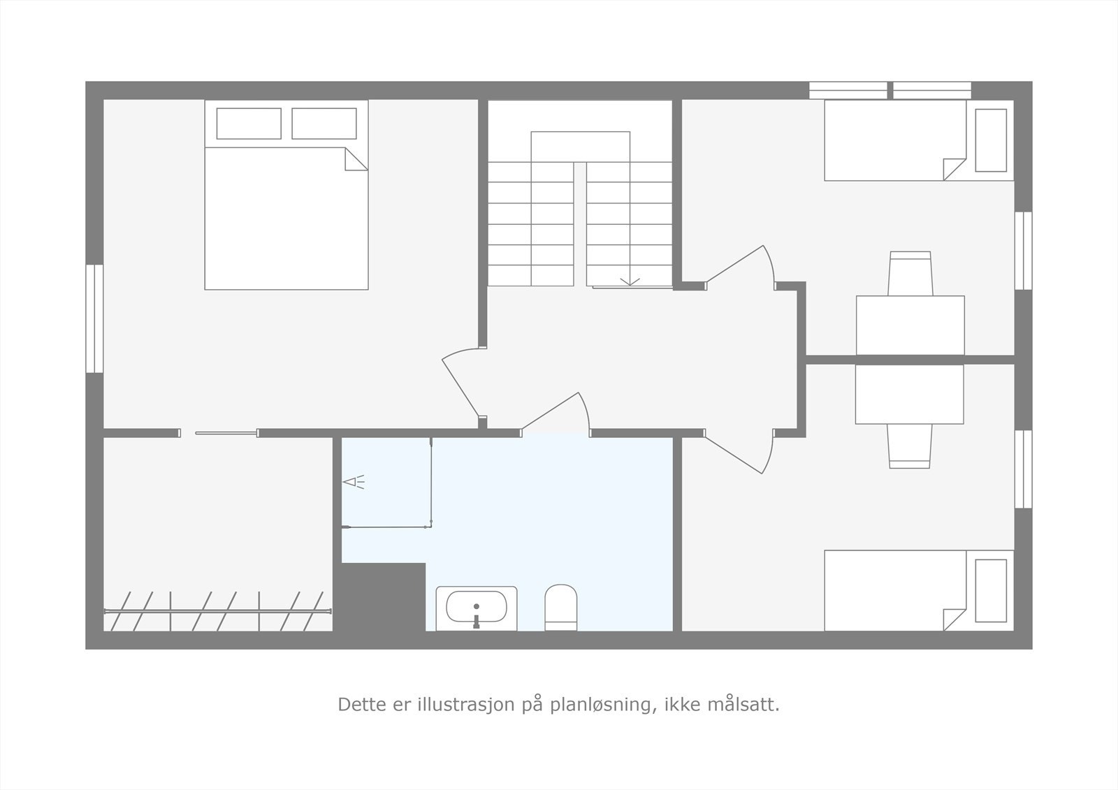Plantegning etasje 3 Galleribilde