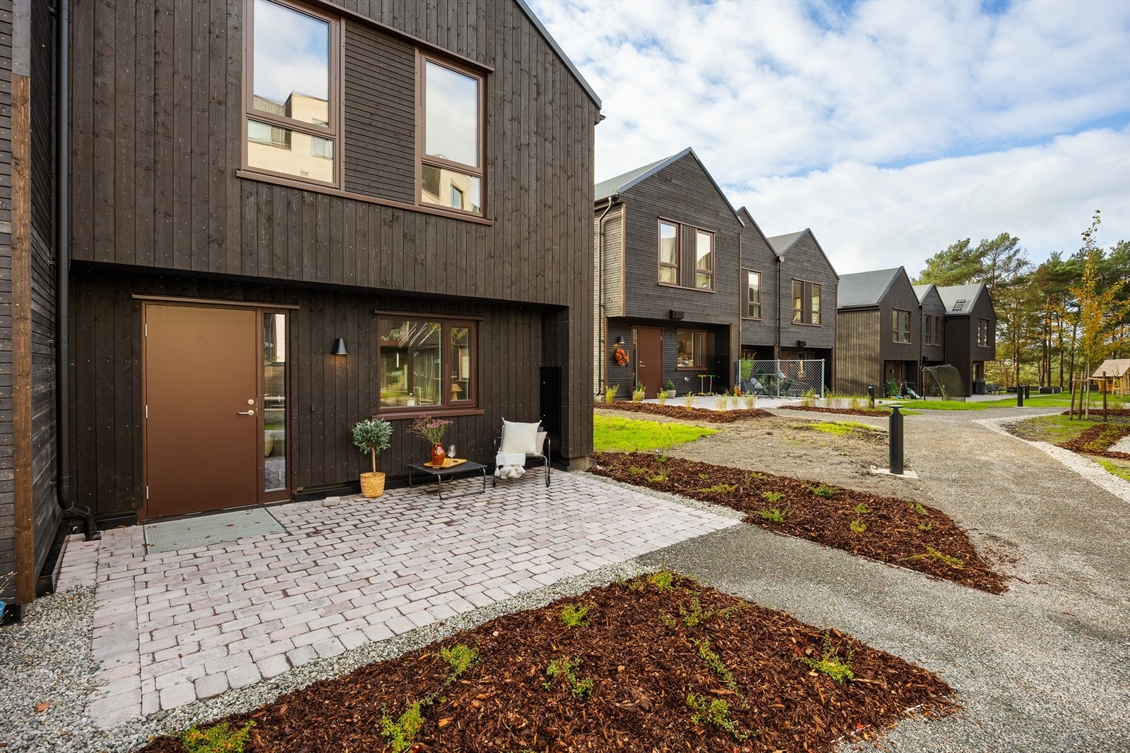 Uteområdet ved entréen er på hele 18,5m² Galleribilde