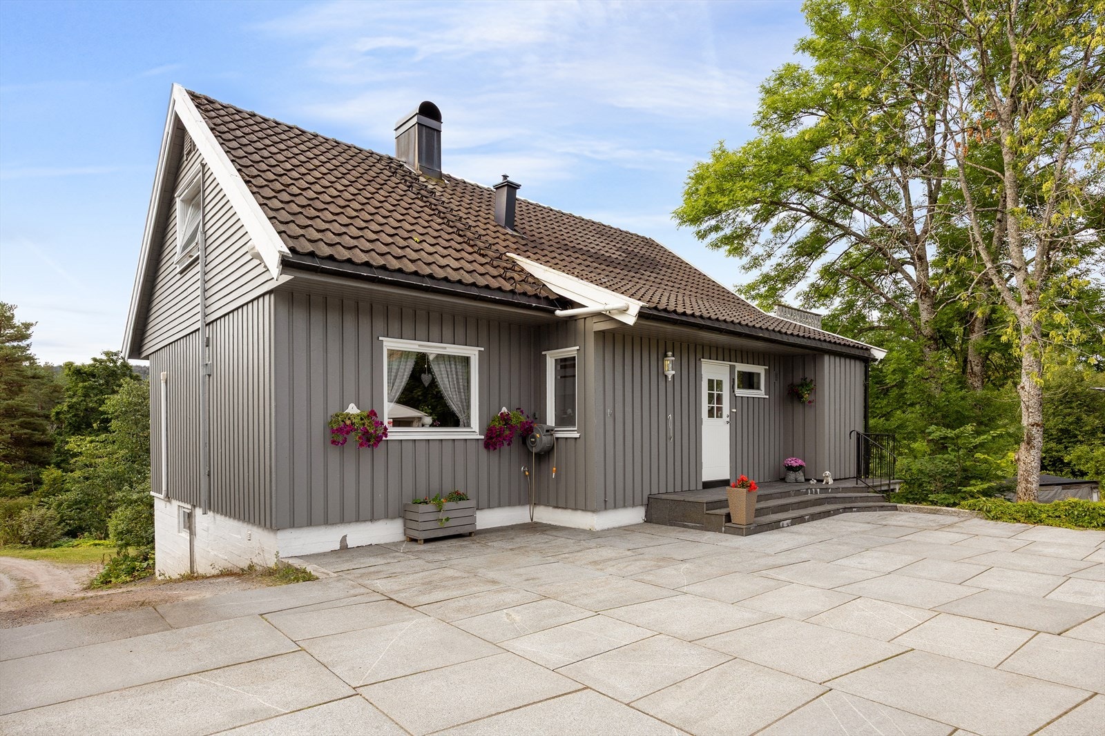 Koselig enebolig Galleribilde