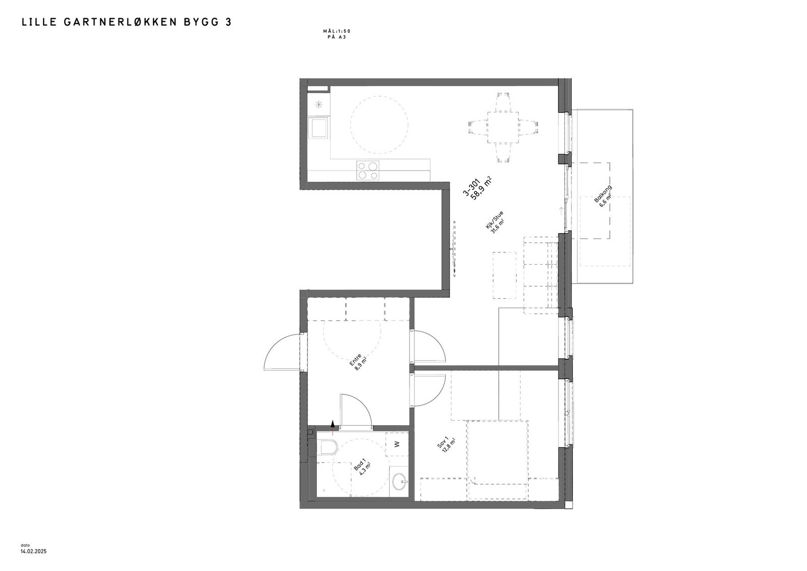 Plantegning Galleribilde