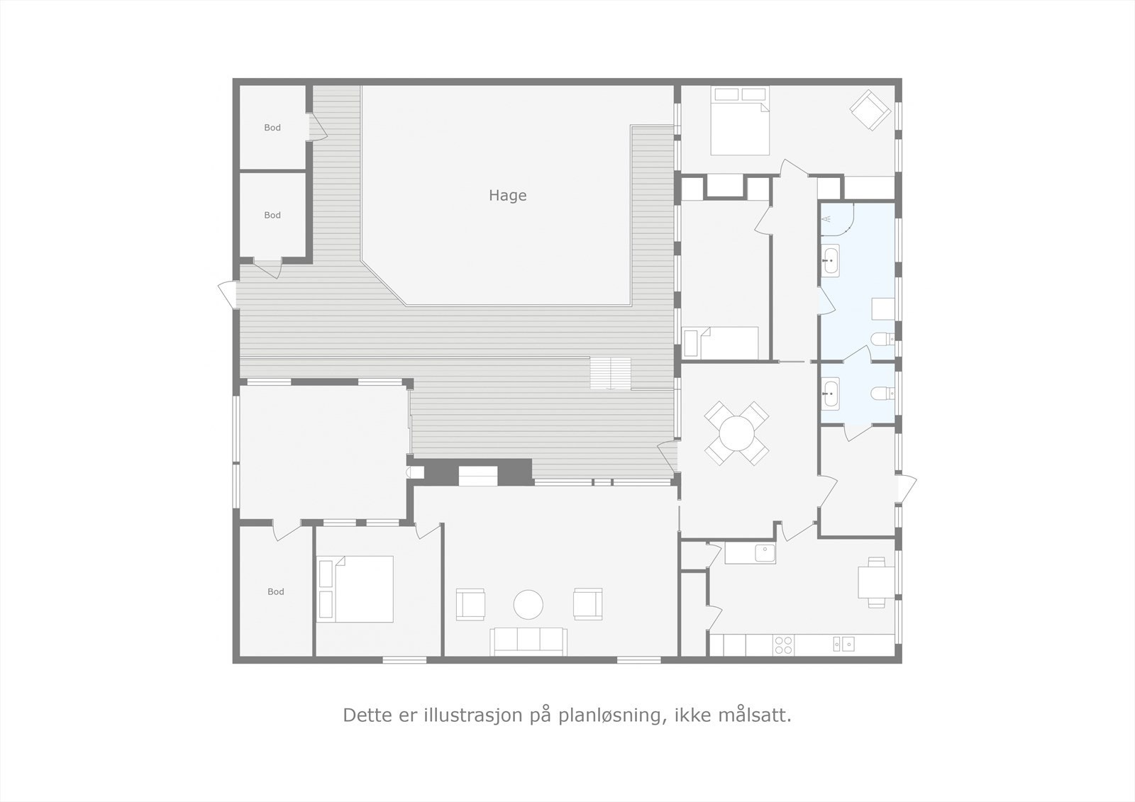 Plantegning Galleribilde