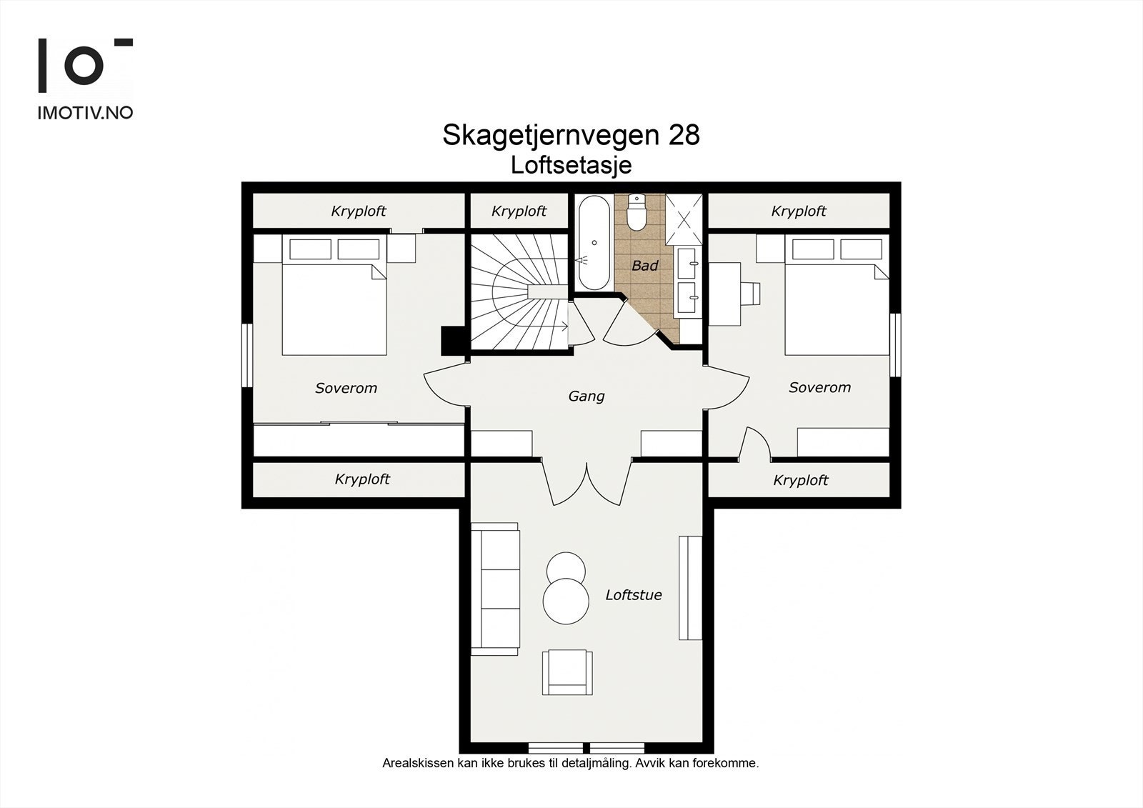 - Plantegning loftsetasje - Galleribilde