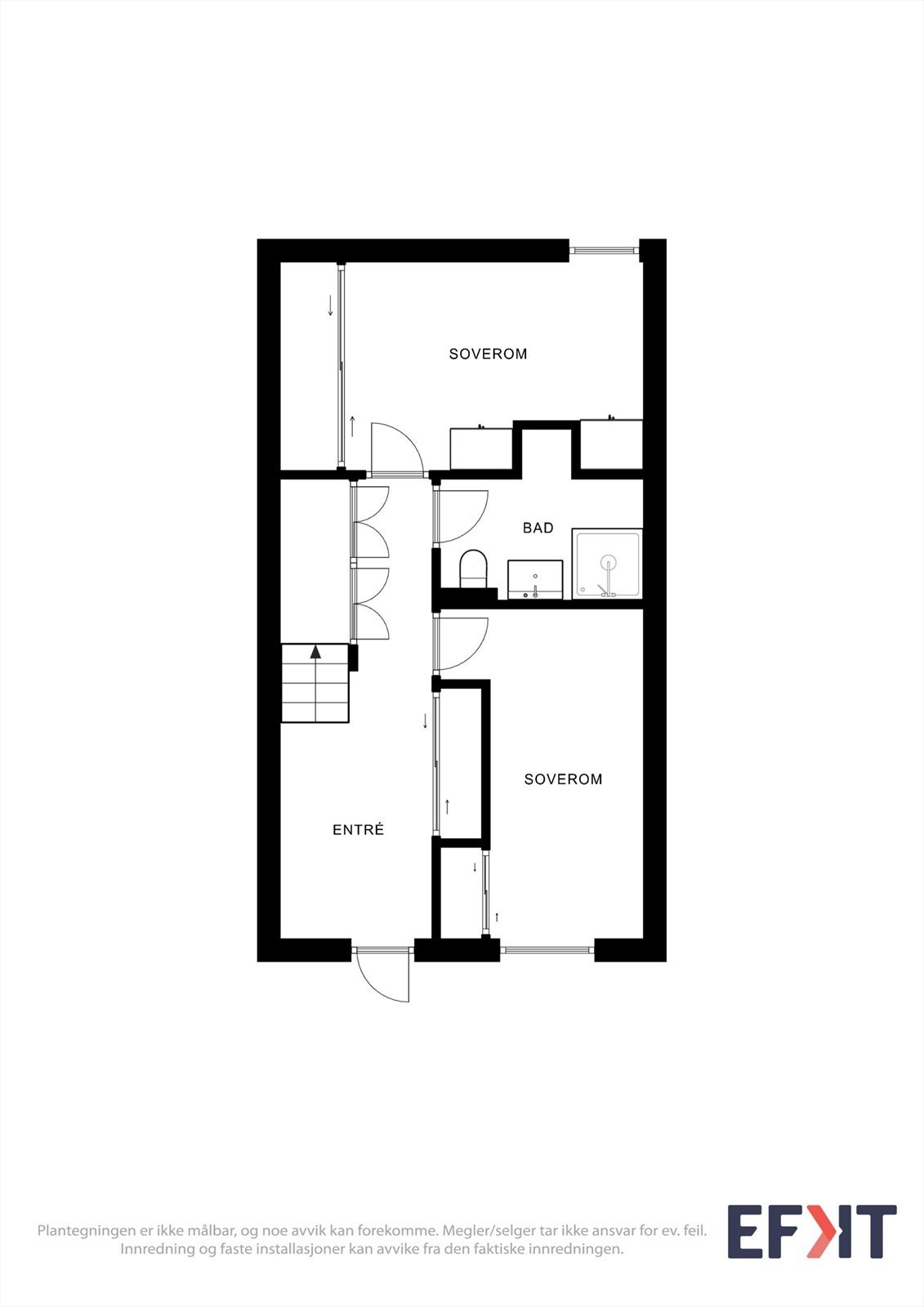 Planløsning 1. etasje Galleribilde