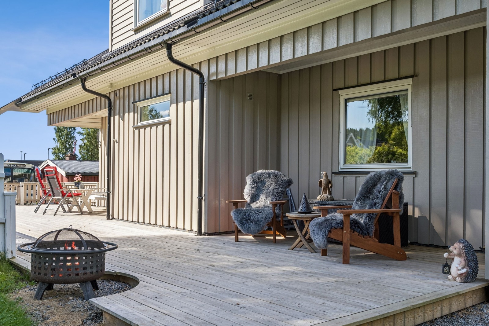 Koseplass med bålpanne Galleribilde
