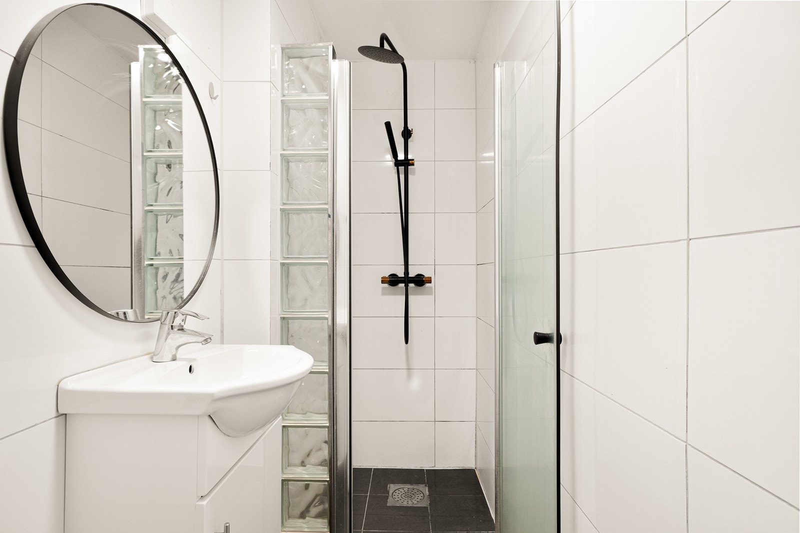 Badet har behagelig gulvvarme. Galleribilde