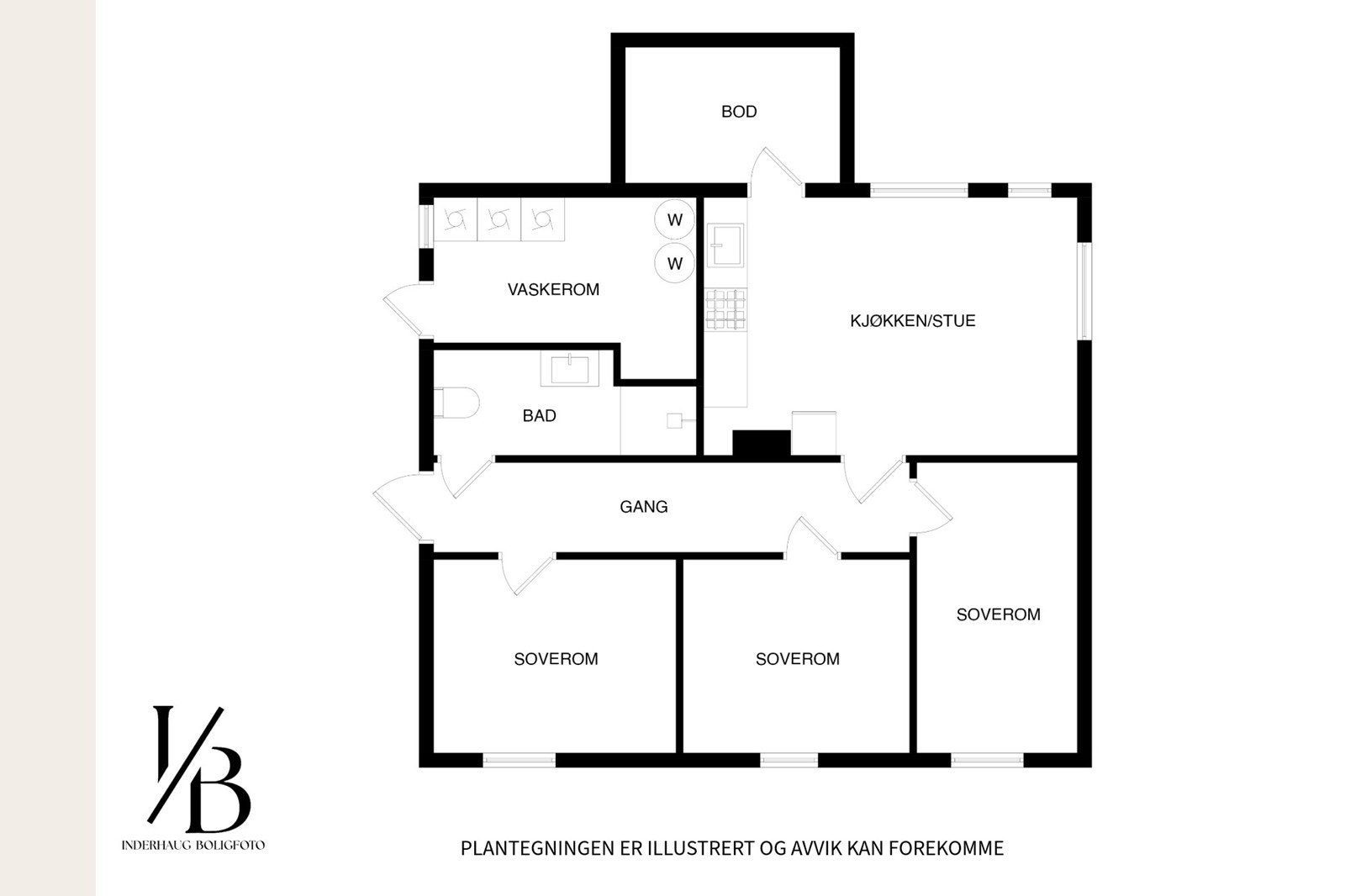 Plantegning Galleribilde