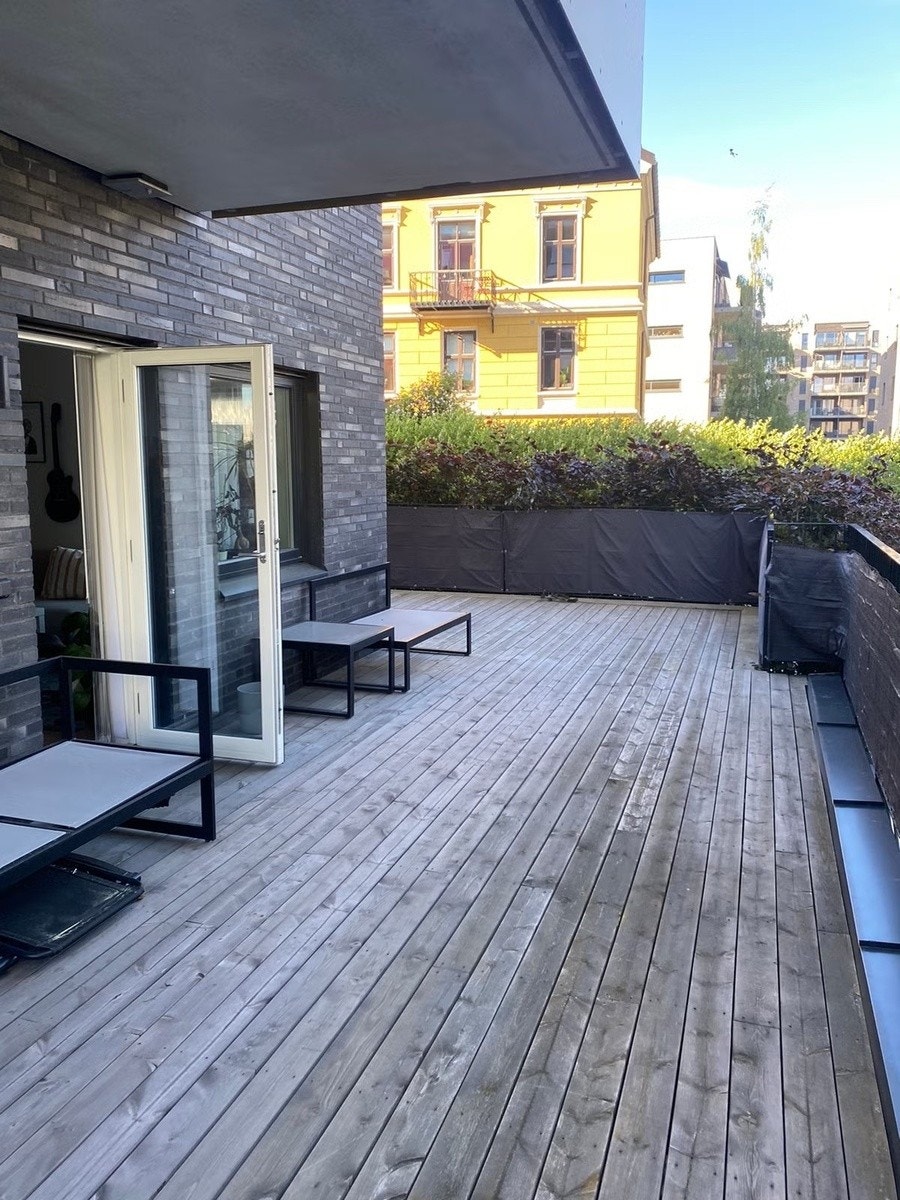 Privat terrasse Galleribilde