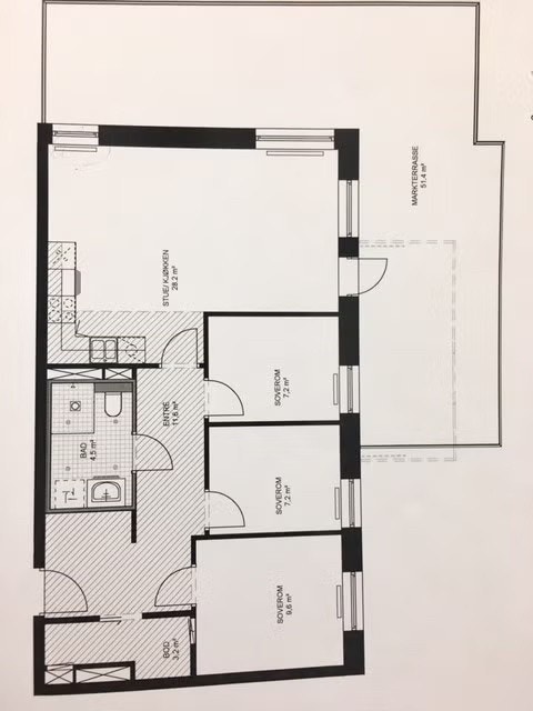 Planskisse - meget god planløsning Galleribilde