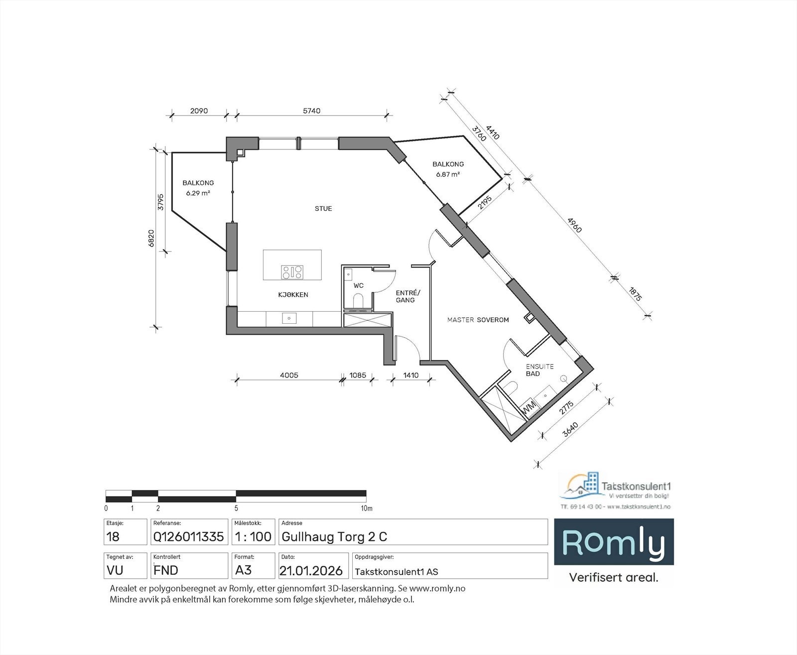Plantegning til orientering. Galleribilde