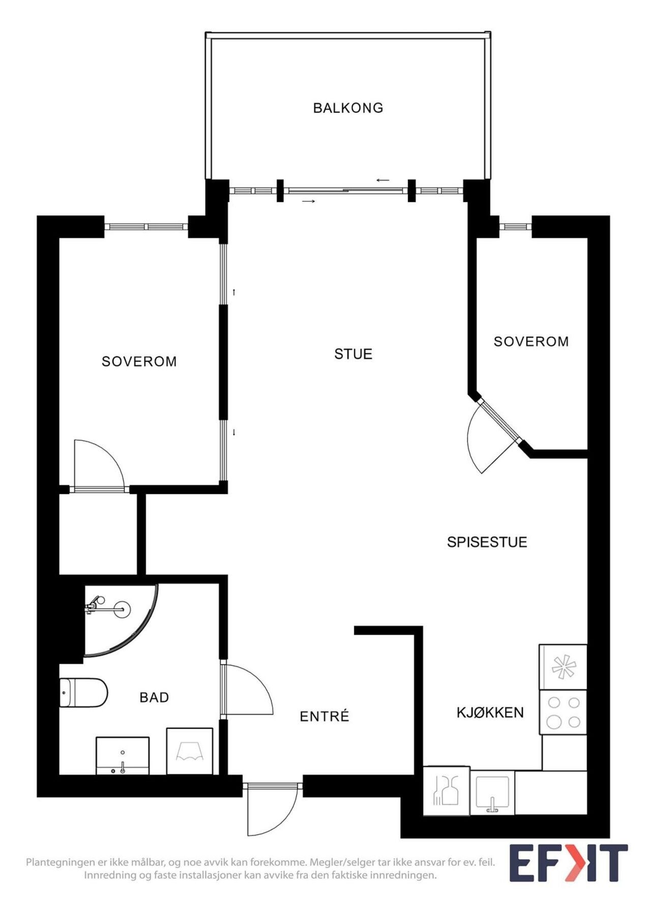 Plantegning. Galleribilde