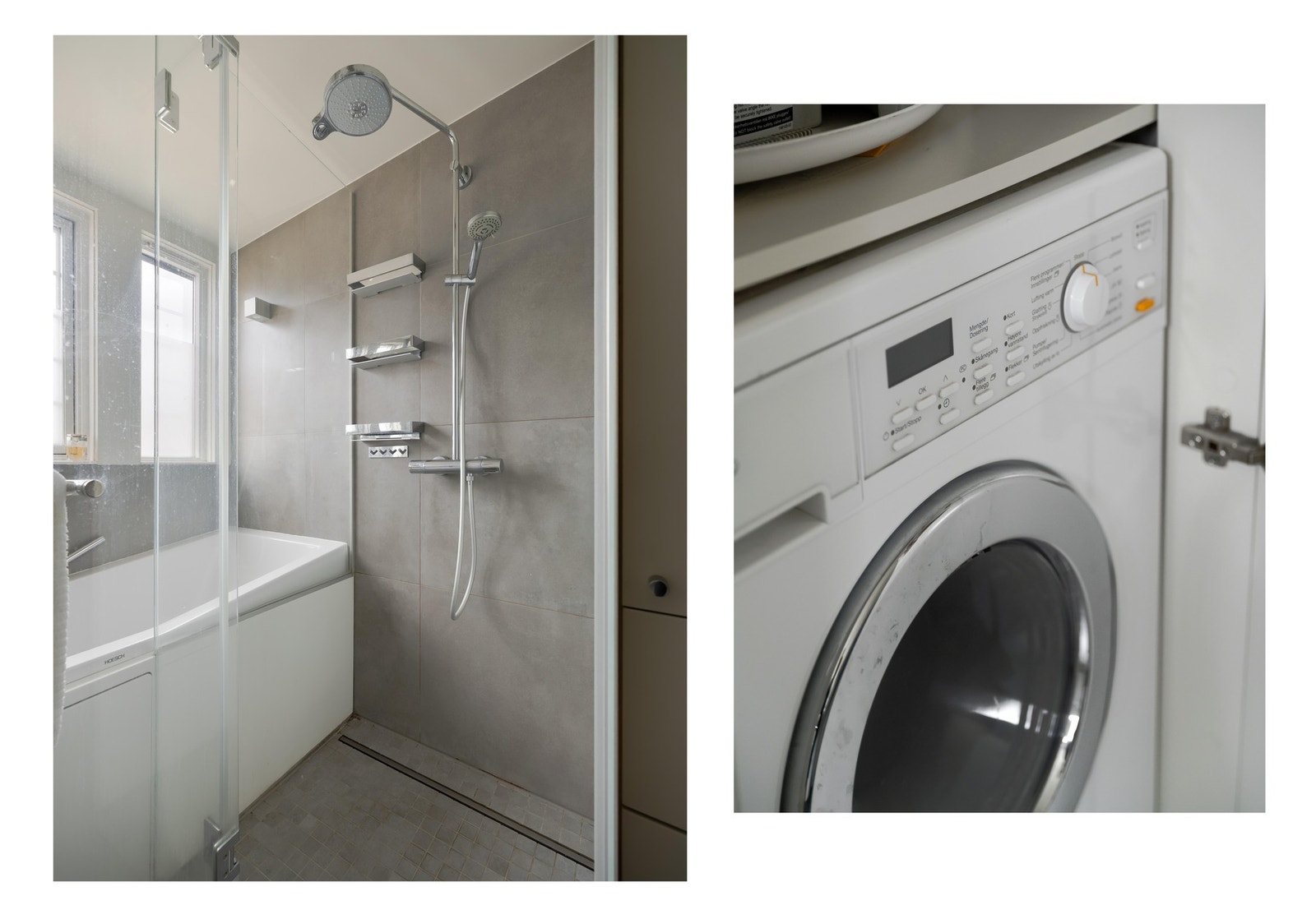 Det er så klart plass til vaskemaskin her, men det lå vel litt i kortene. Galleribilde