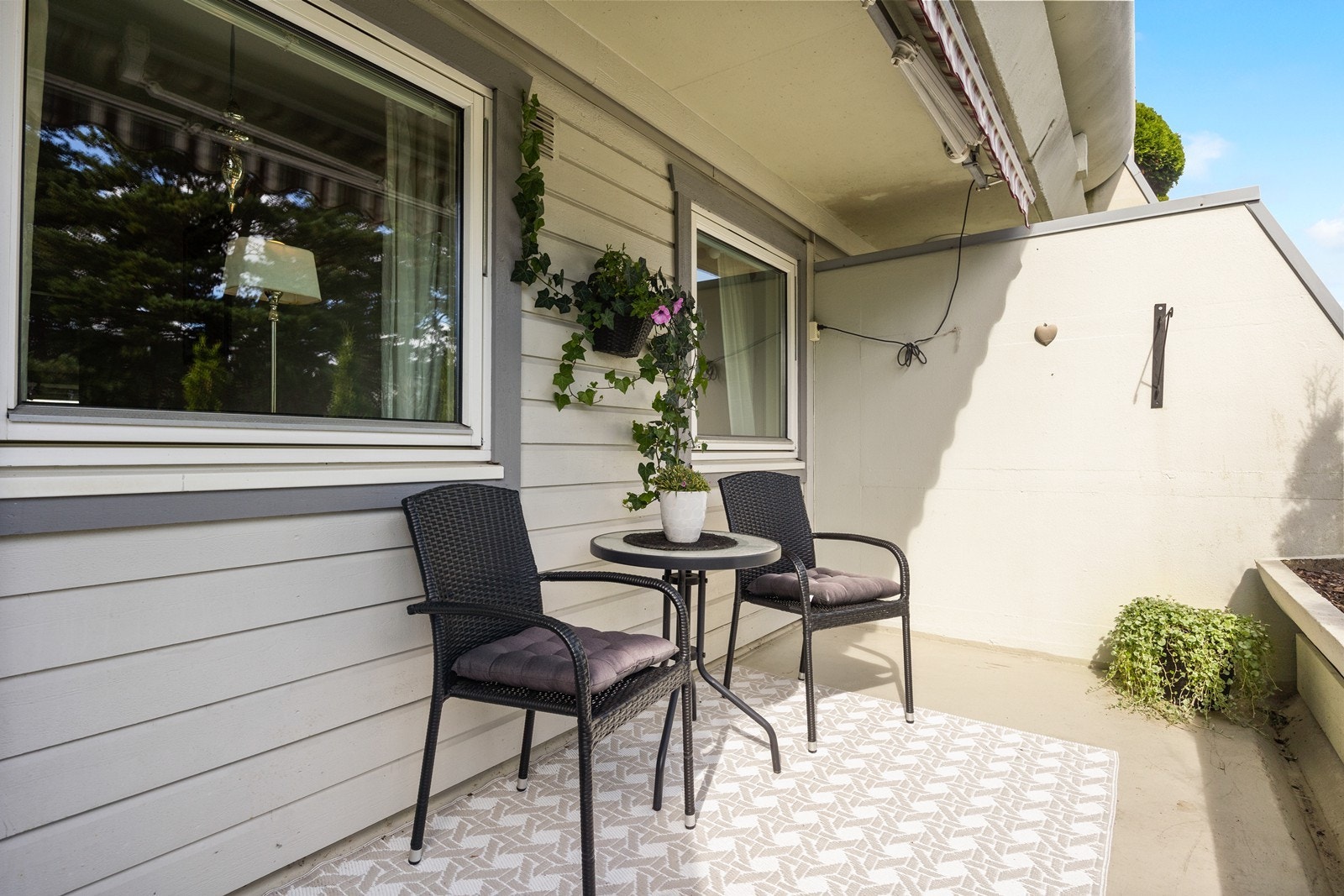 Verandaen er delvis overbygget Galleribilde