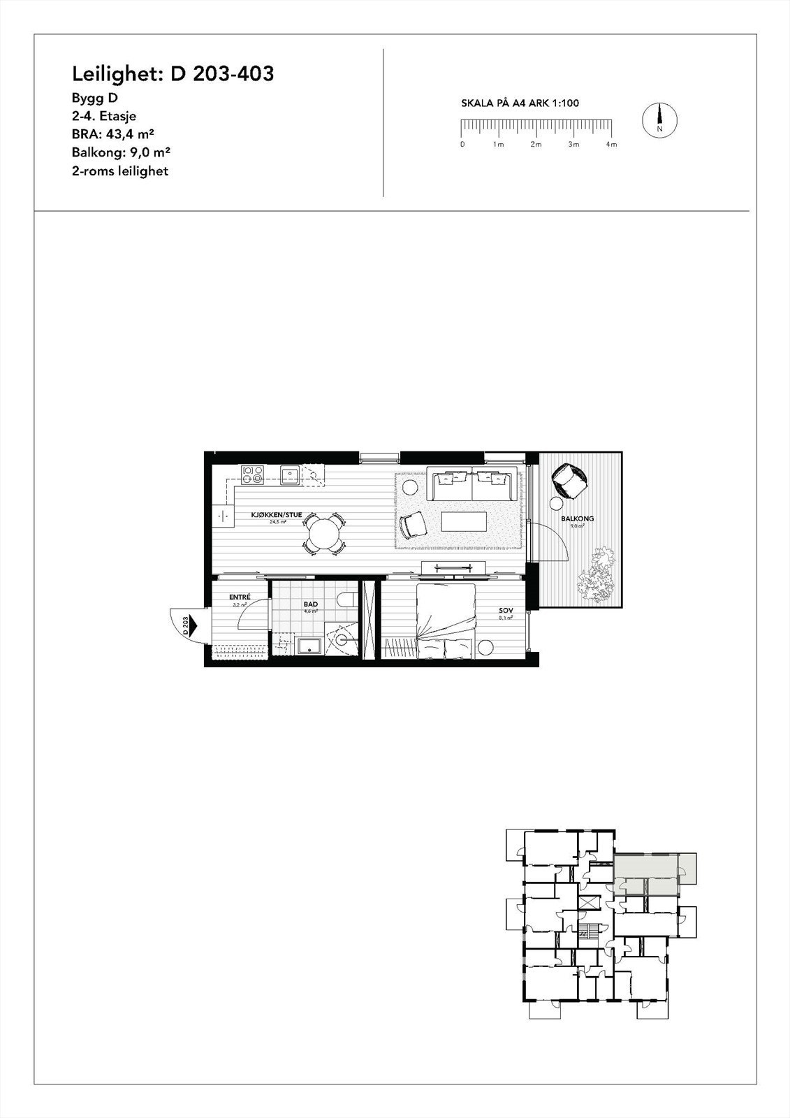 Planskisse Galleribilde