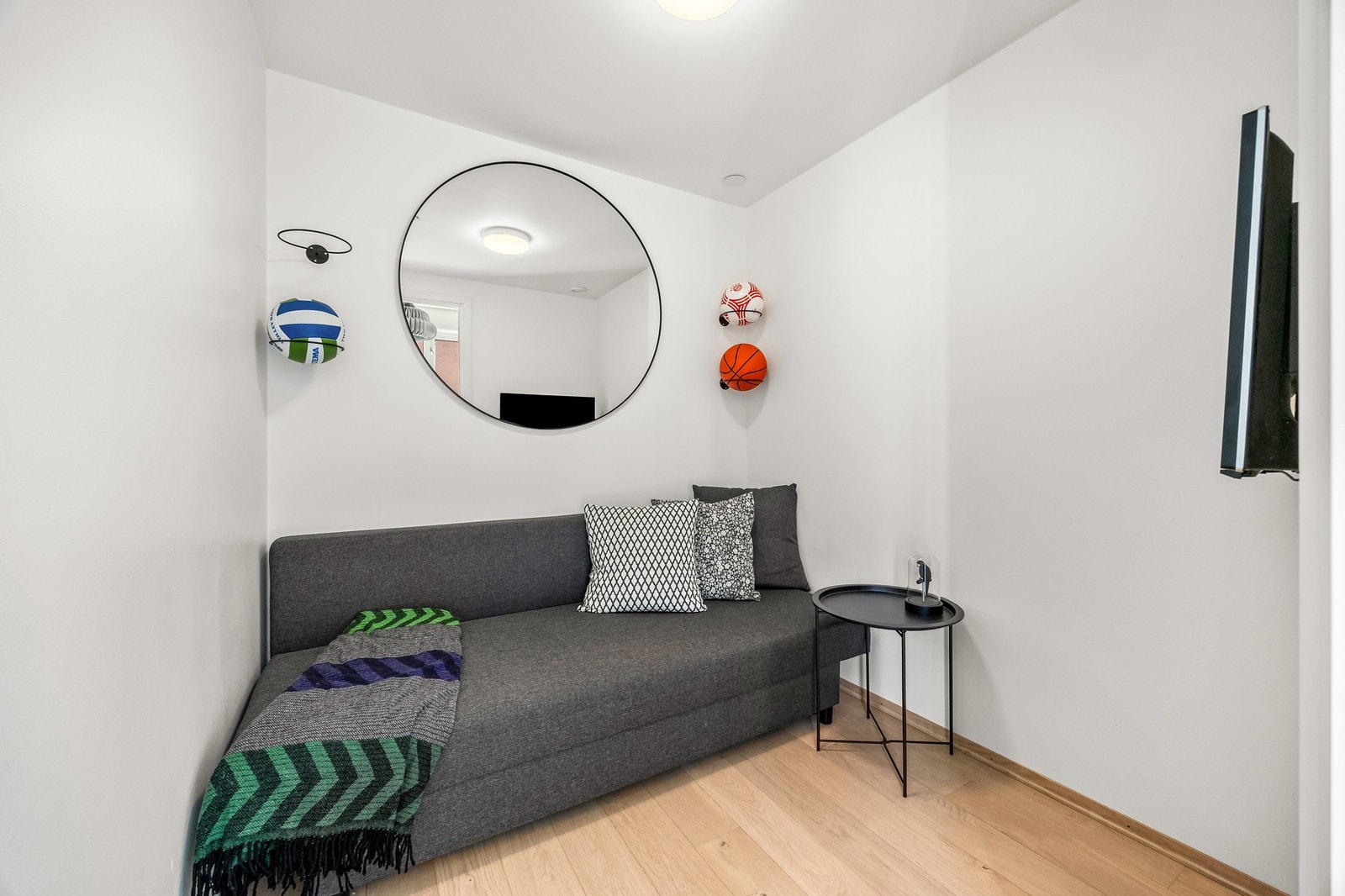 Dette rommet er i dag brukt som TV-rom Galleribilde