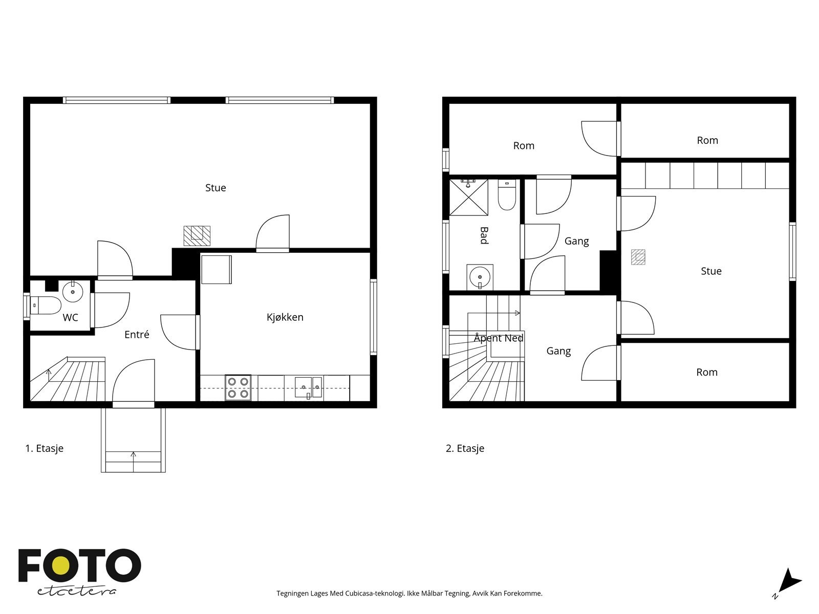 Veiledende plantegning - Ikke målbar Galleribilde