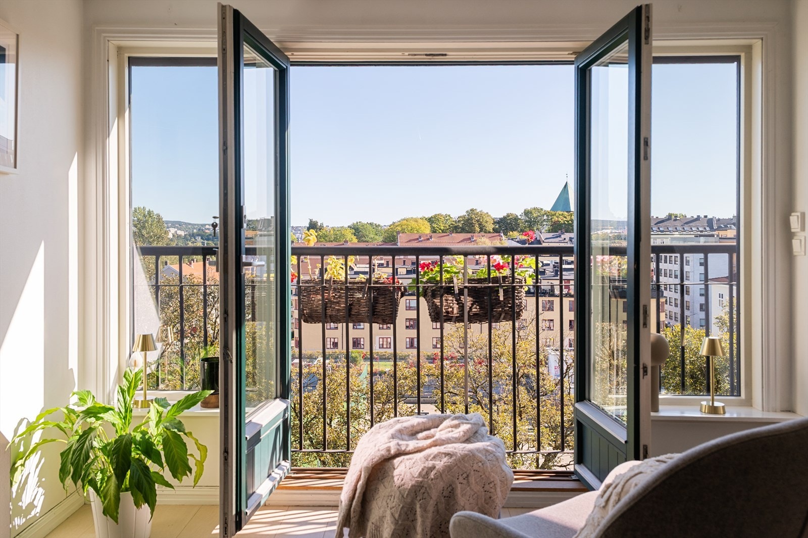 Dette er en lekker toppleilighet med balkong. Galleribilde