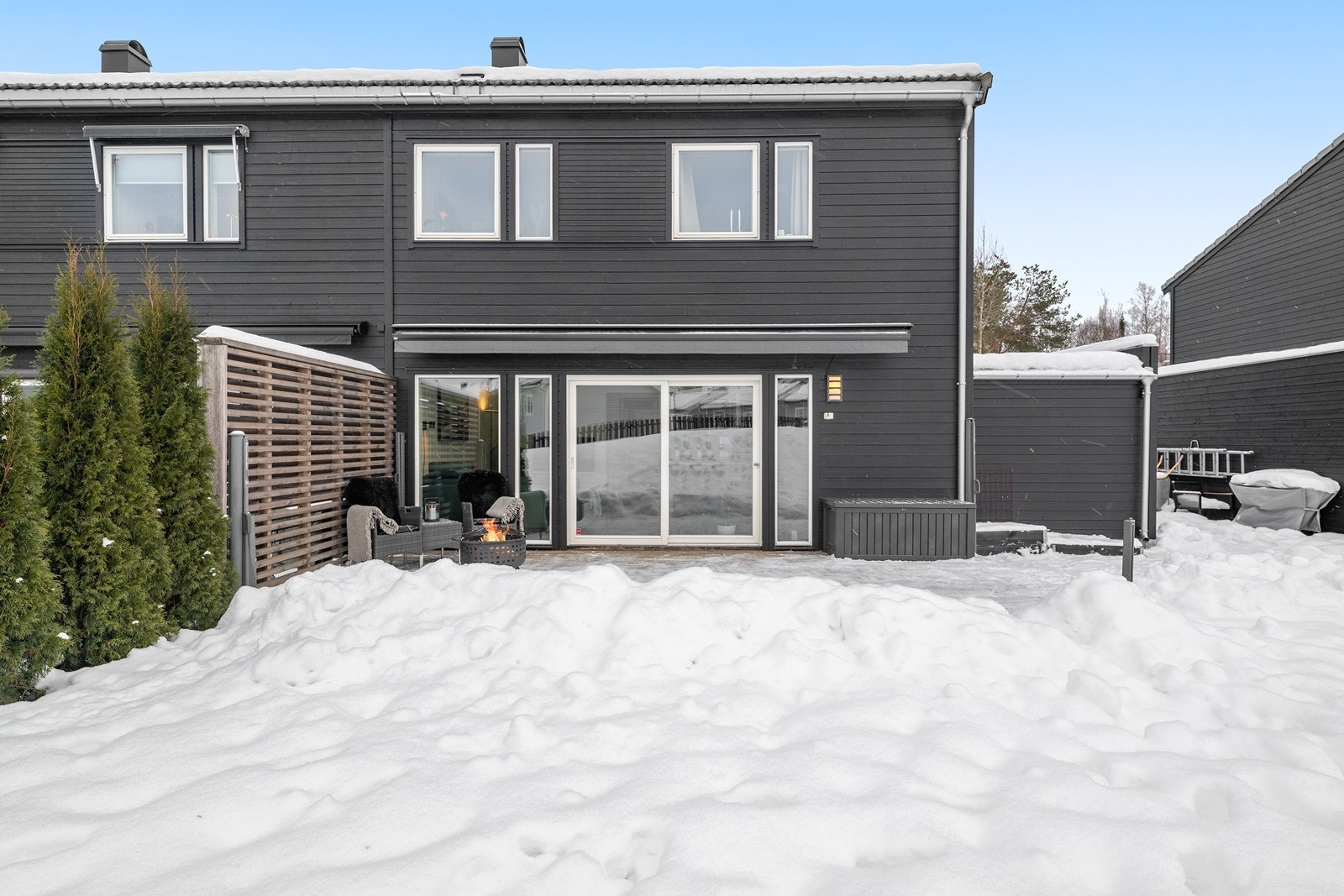 Markise for skjerming. Galleribilde