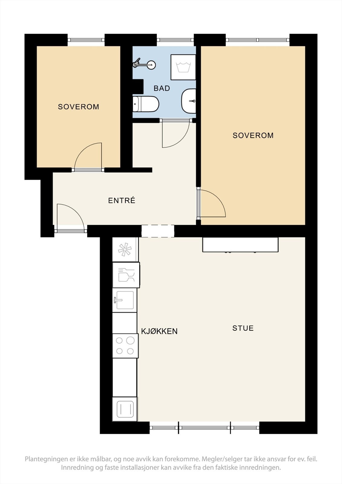 Plantegning. Galleribilde